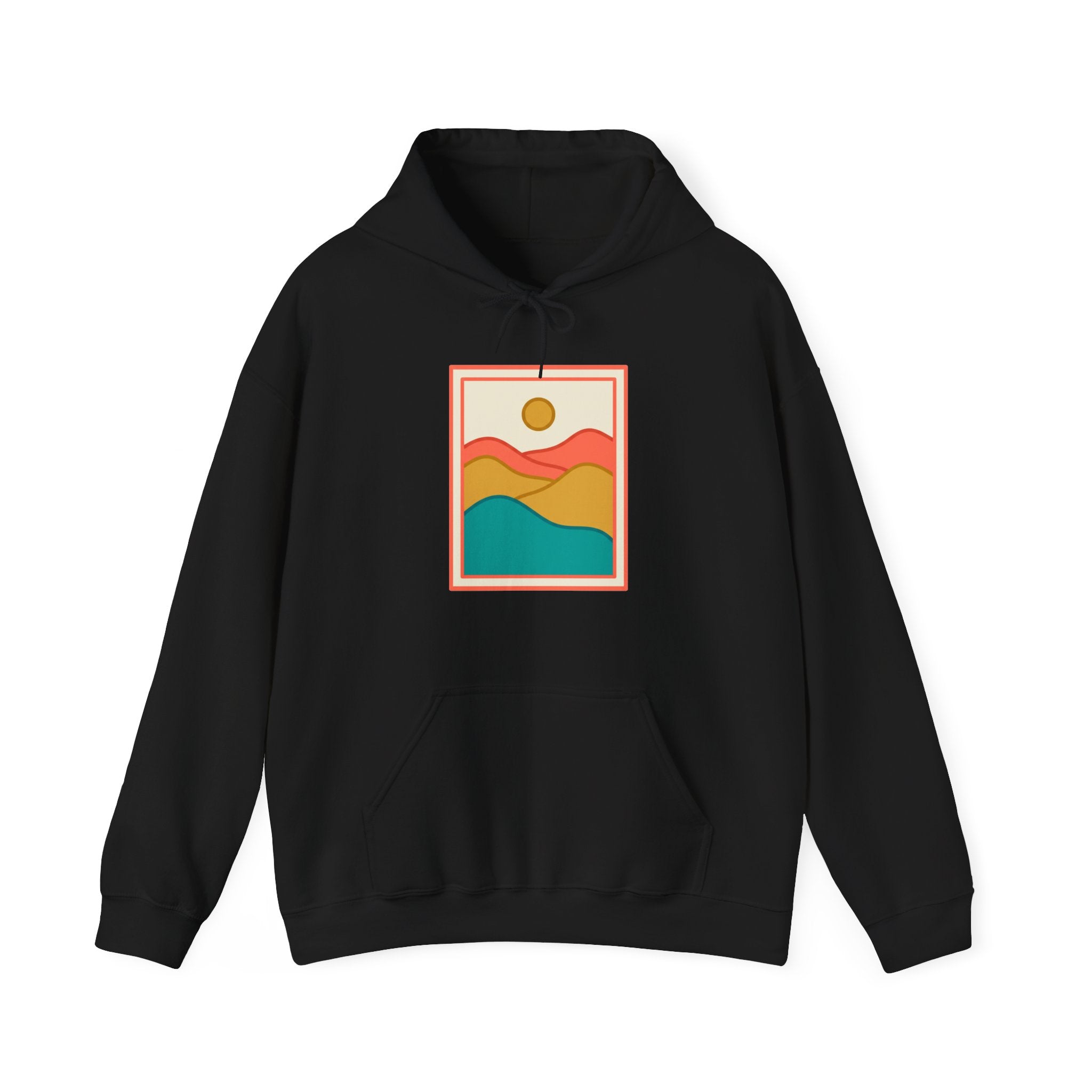 Layered Hills Line Hoodie