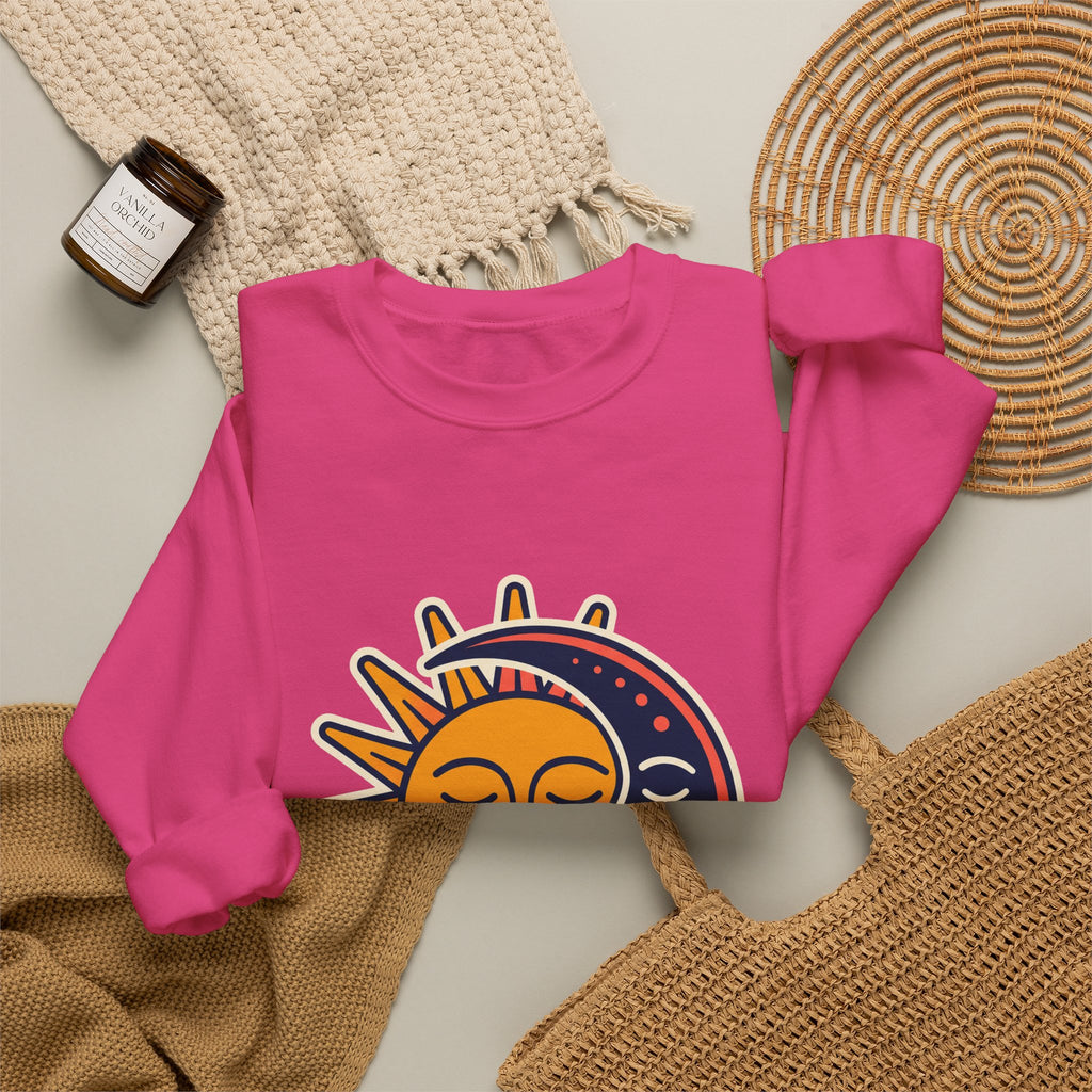 Sun Moon Faces Crewneck
