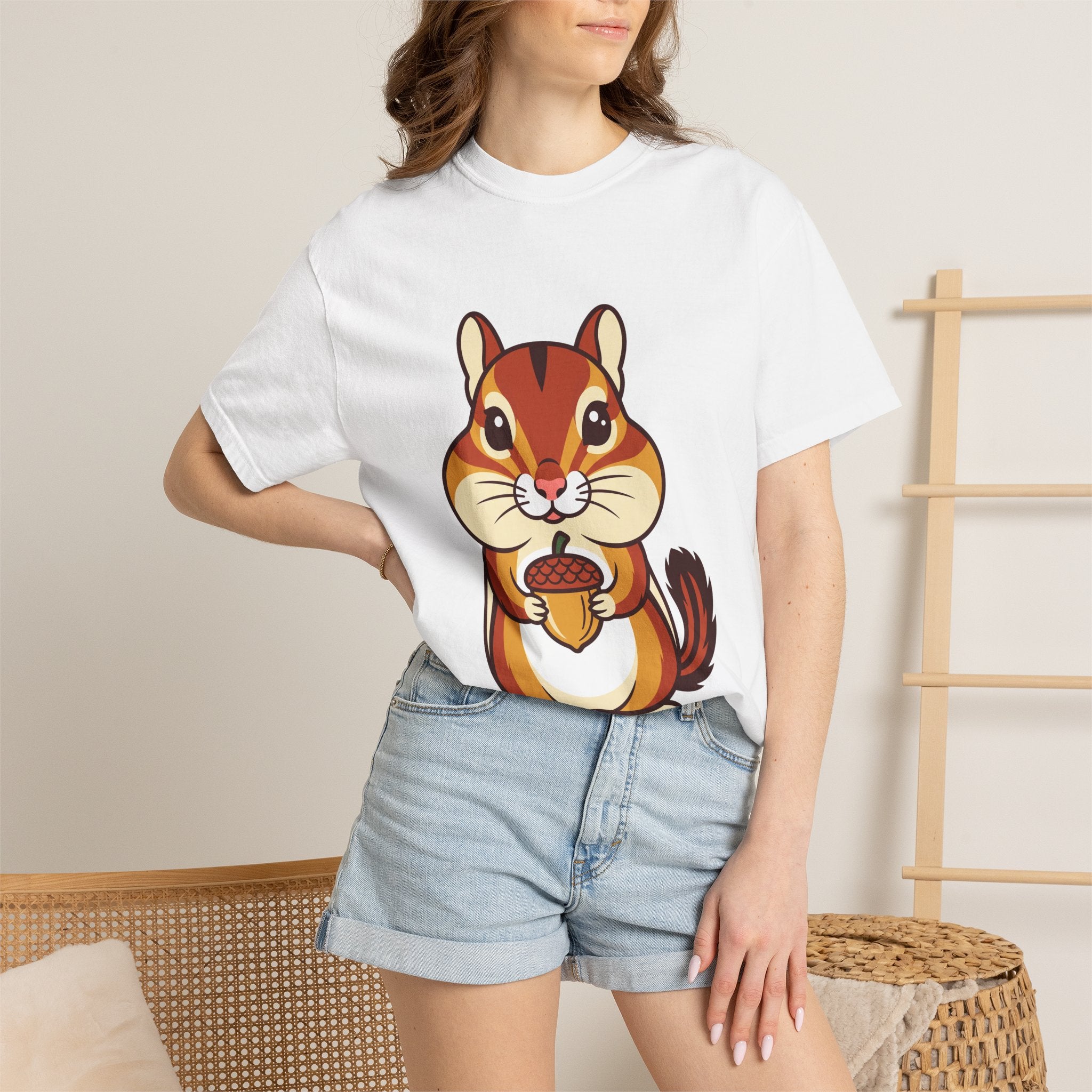Chipmunk with Acorn Tee