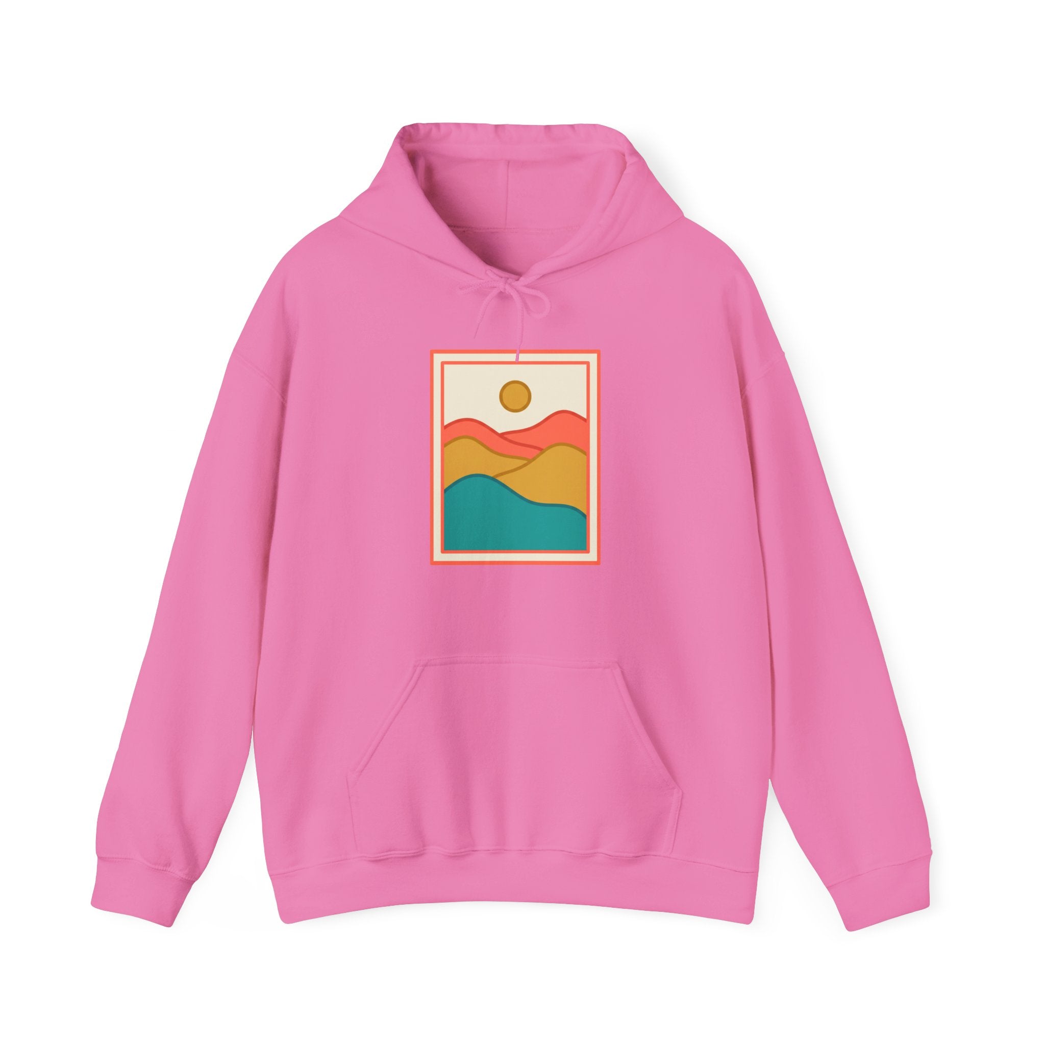 Layered Hills Line Hoodie