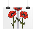 Bold Poppy Trio Poster