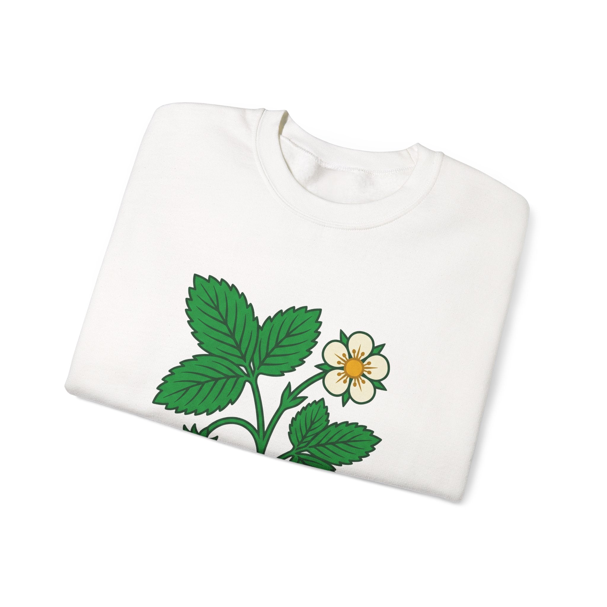 Wild Strawberry Sprig Crewneck