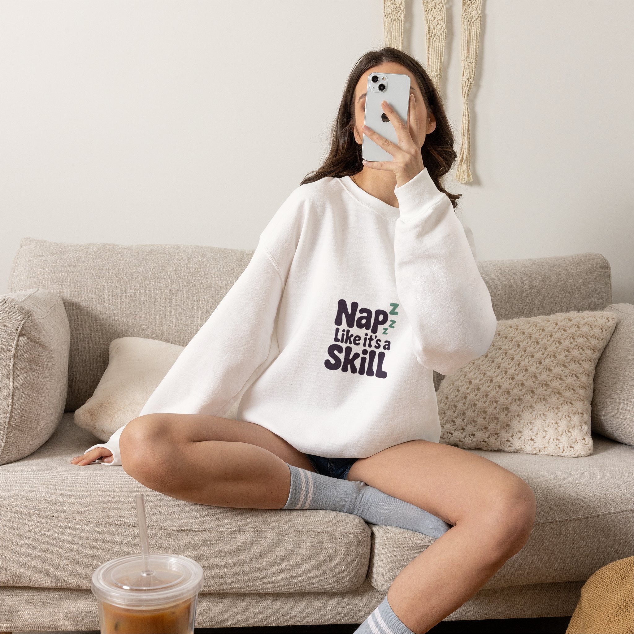 Nap Like It's a Skill Crewneck