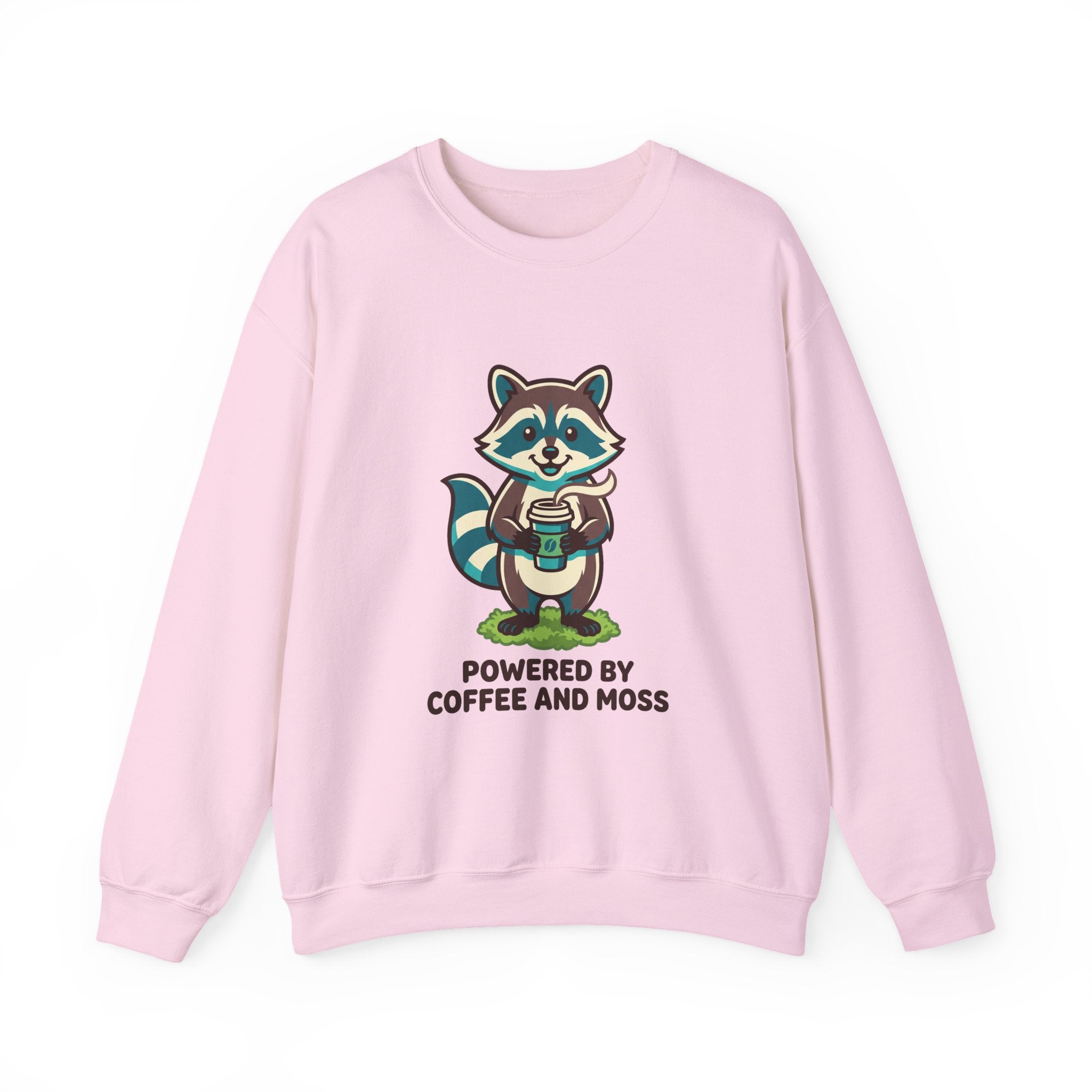 Powered by Coffee and Moss Crewneck