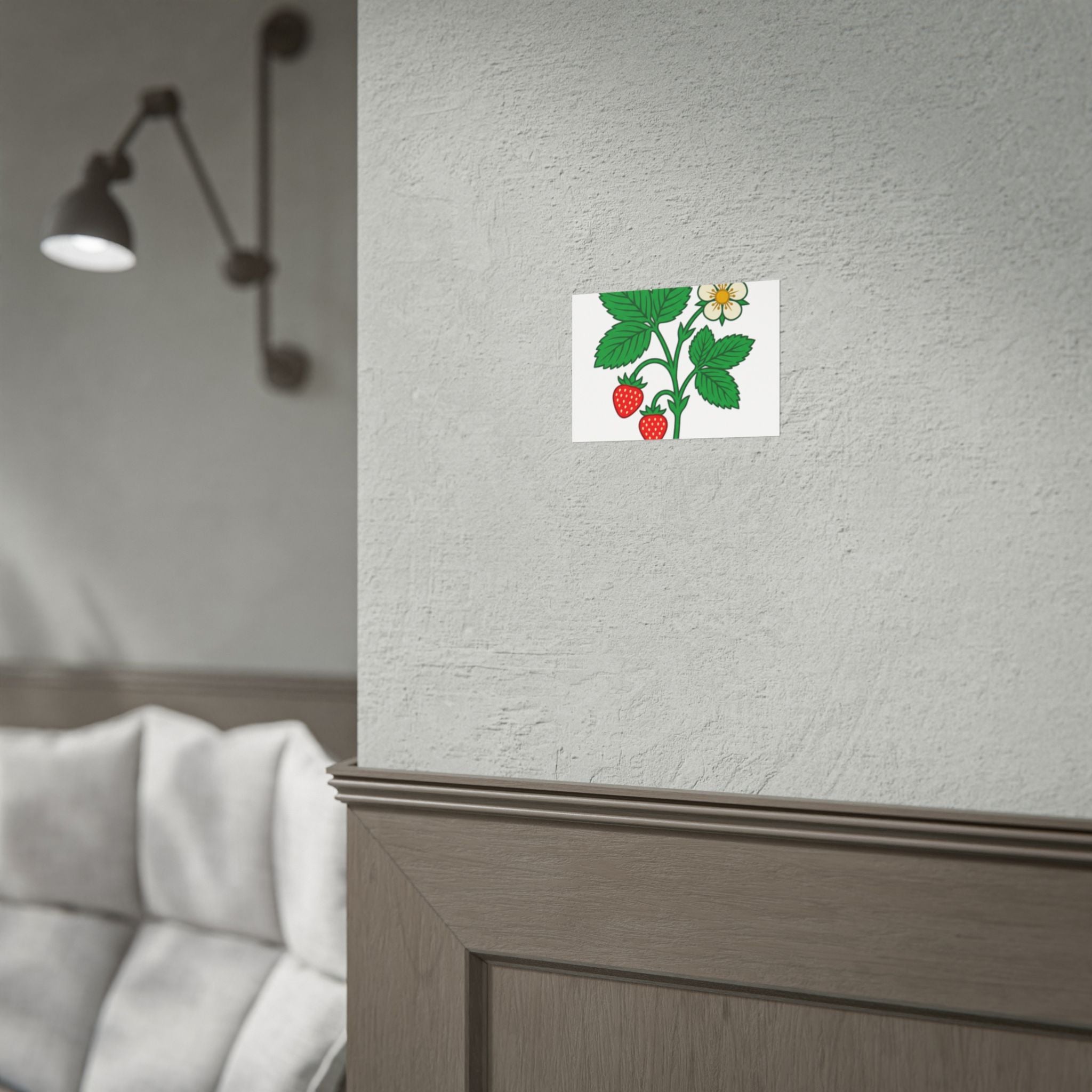 Wild Strawberry Sprig Poster
