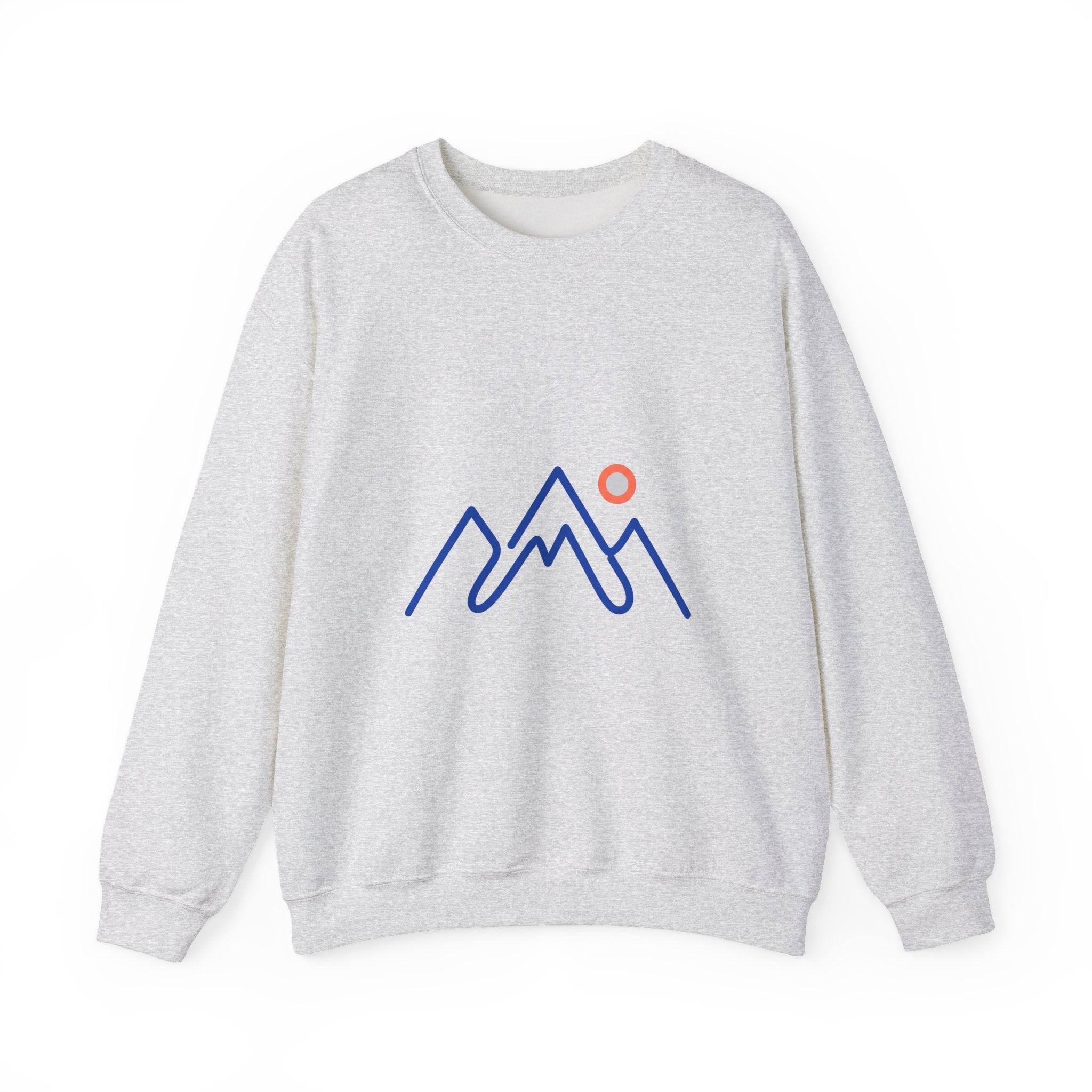 One Line Mountain Crewneck