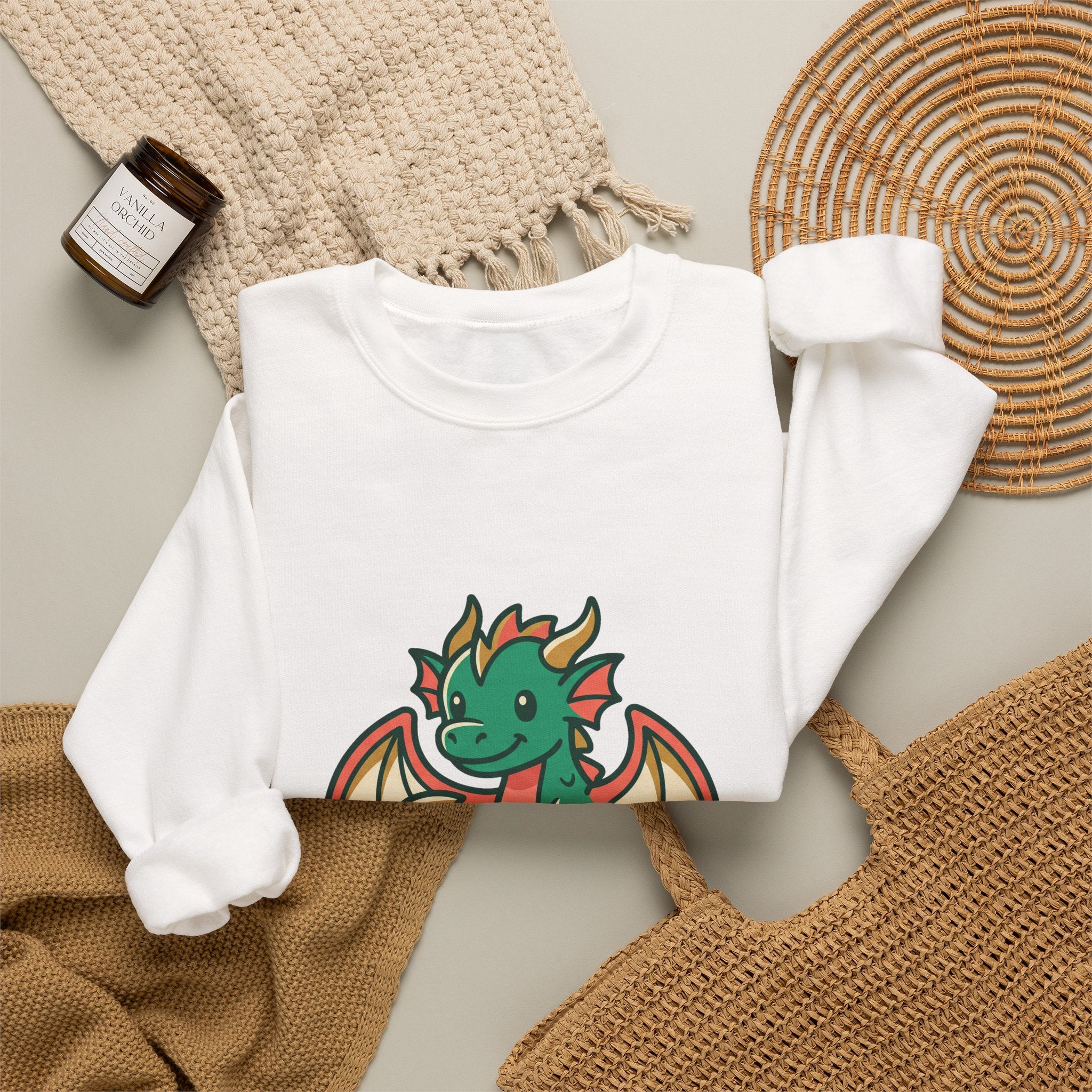 Tiny Leaf Dragon Crewneck