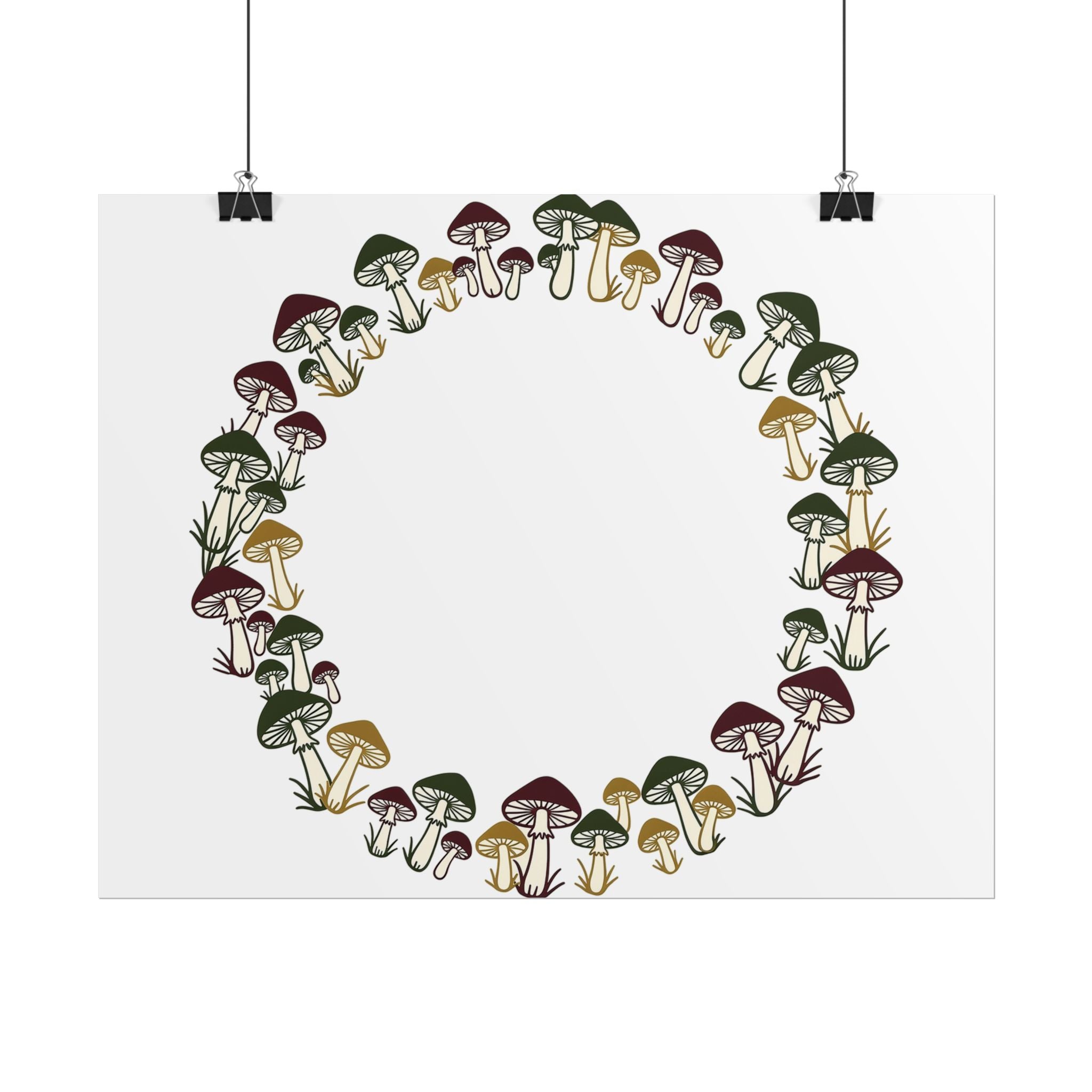 Toadstool Ring Poster