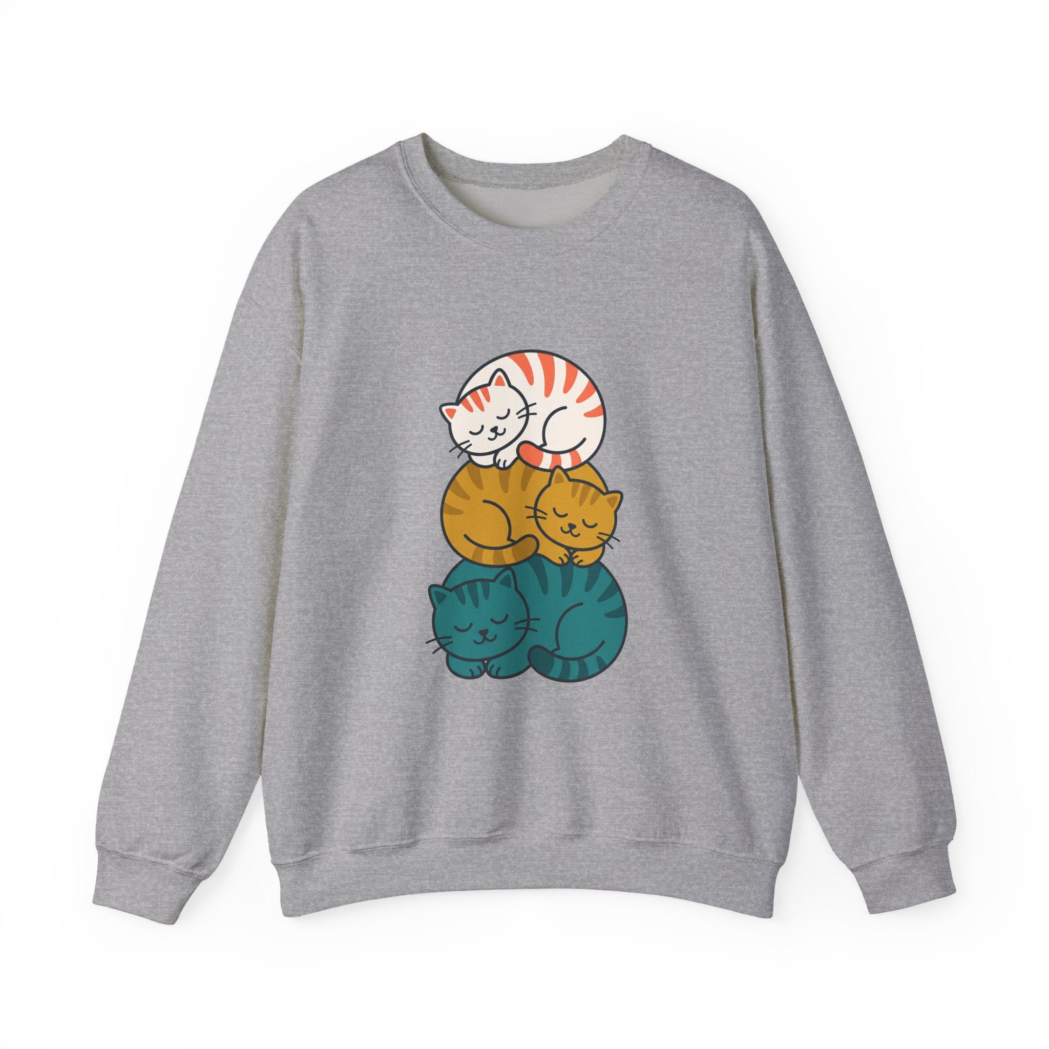 Sleepy Cat Stack Crewneck