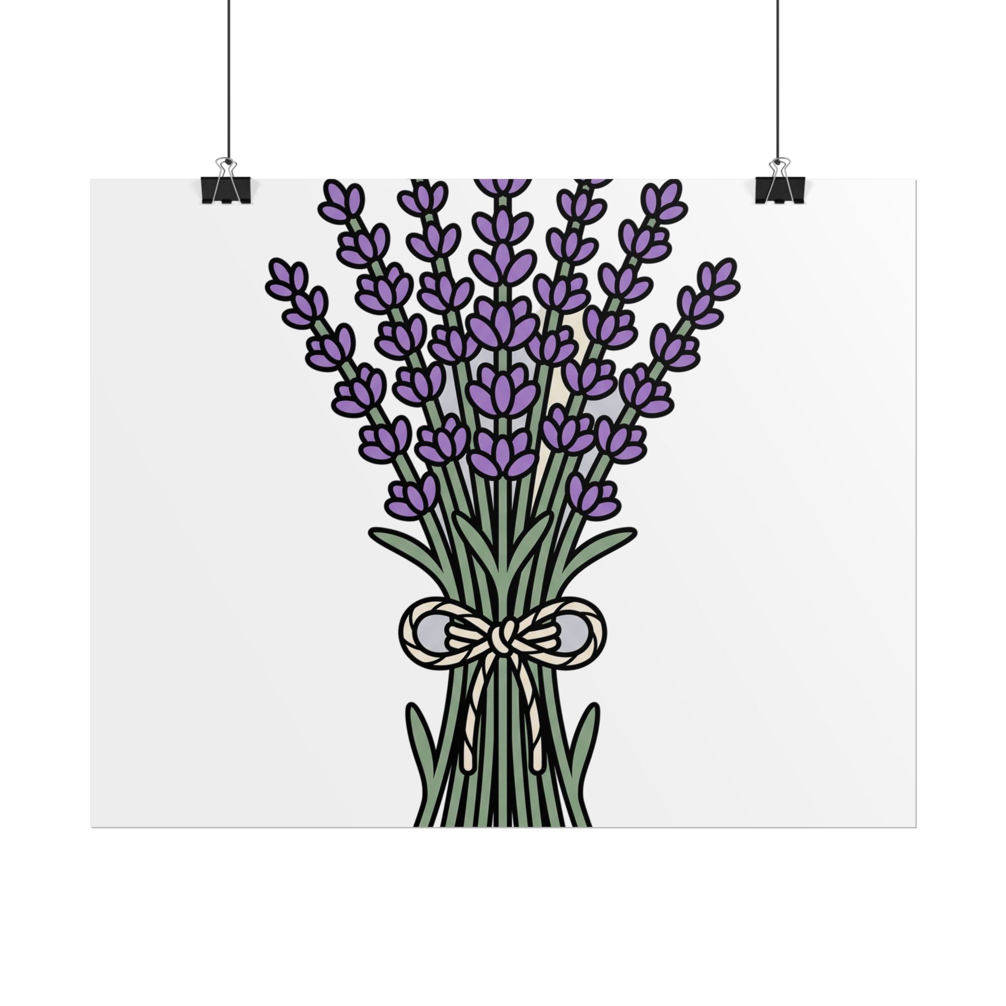 Lavender Bunch Poster