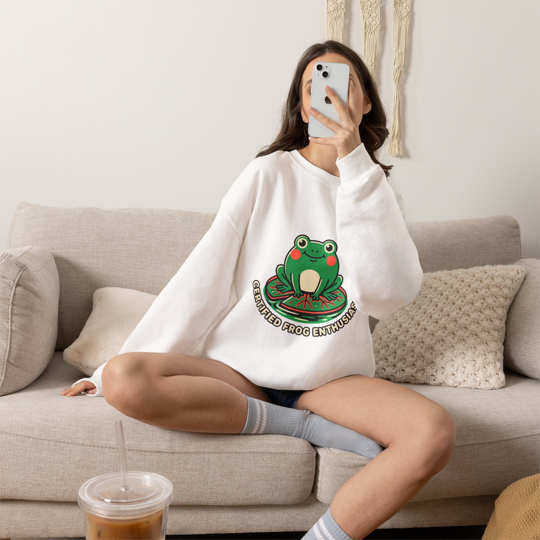 Certified Frog Enthusiast Crewneck