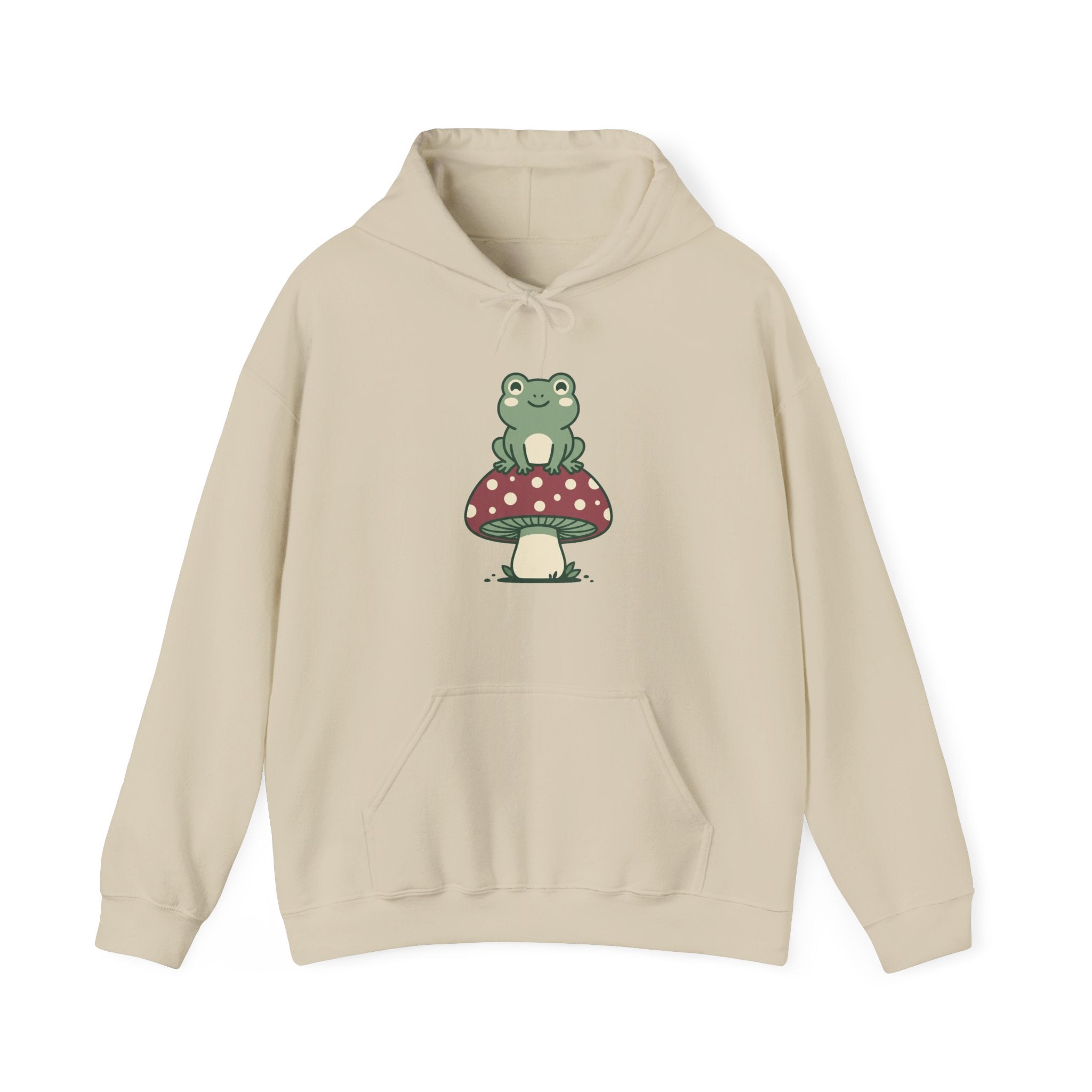Frog on a Mushroom Hoodie