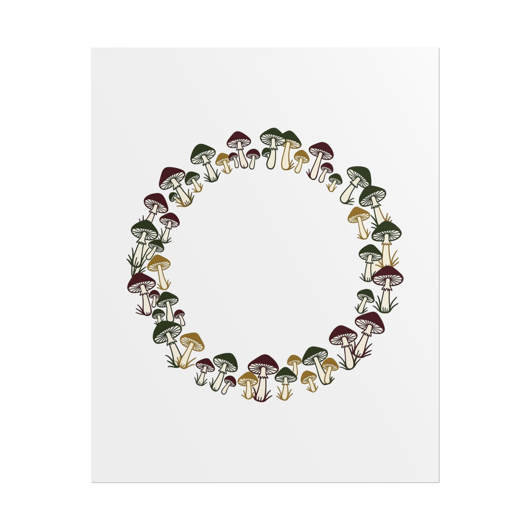 Toadstool Ring Poster