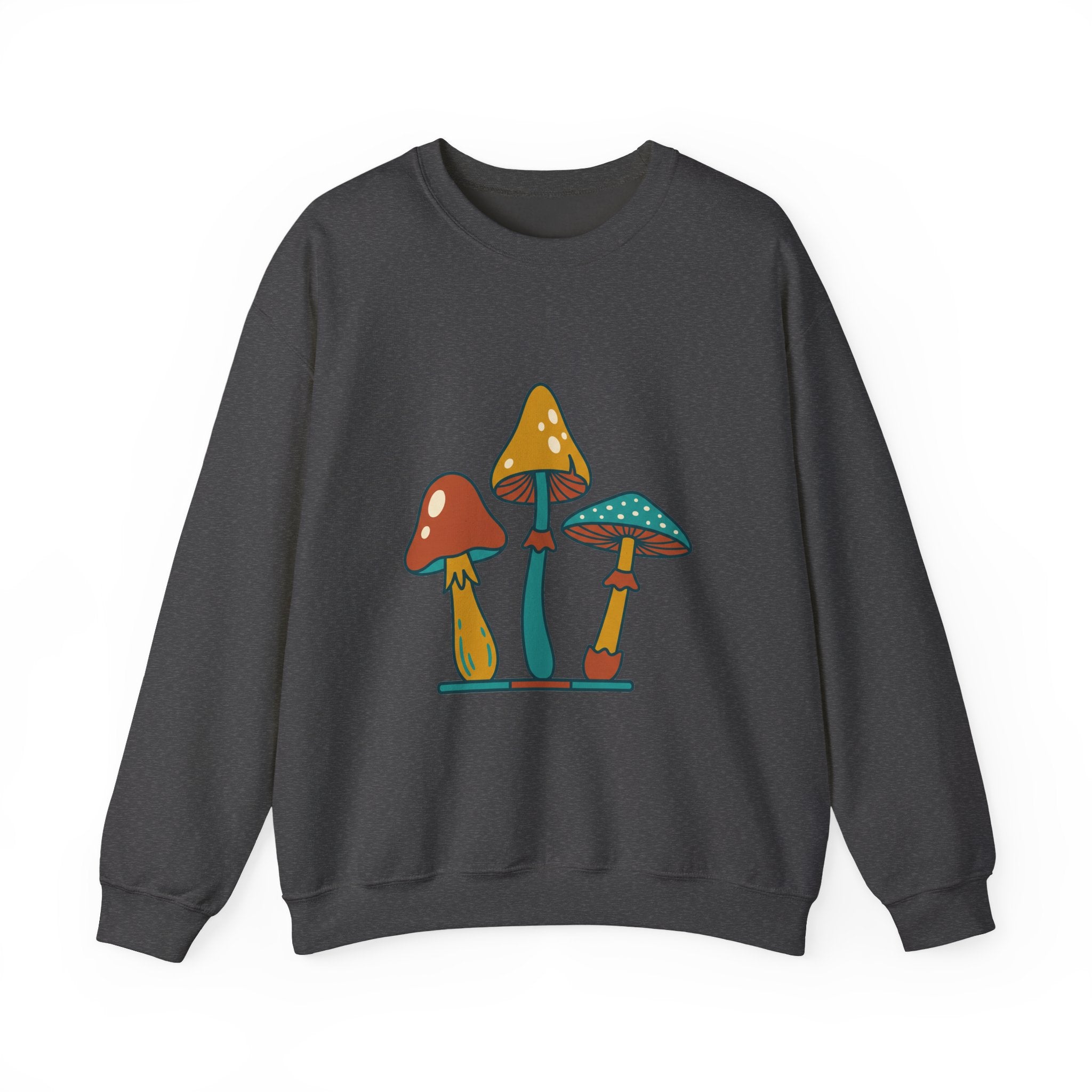 Mushroom Trio Botanical Crewneck