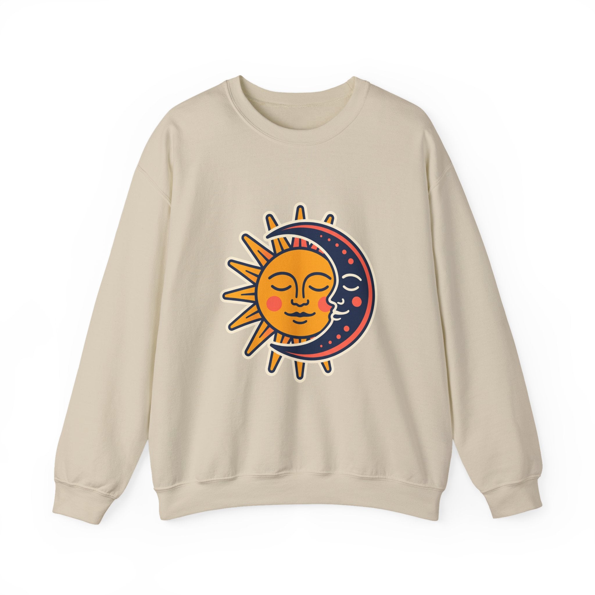 Sun Moon Faces Crewneck