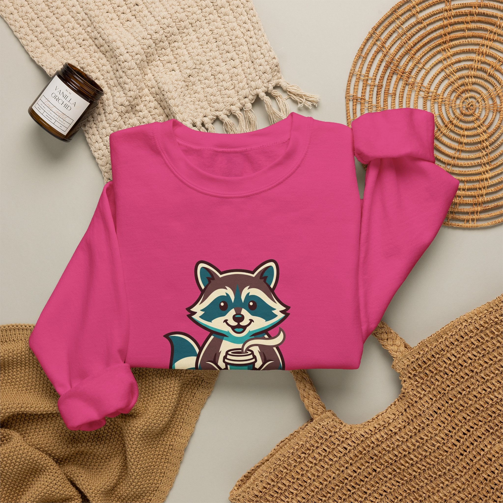 Powered by Coffee and Moss Crewneck