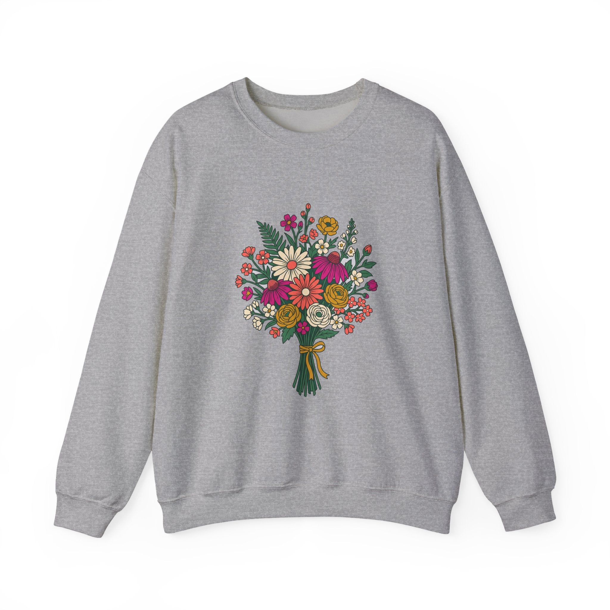 Wildflower Bouquet Line Crewneck