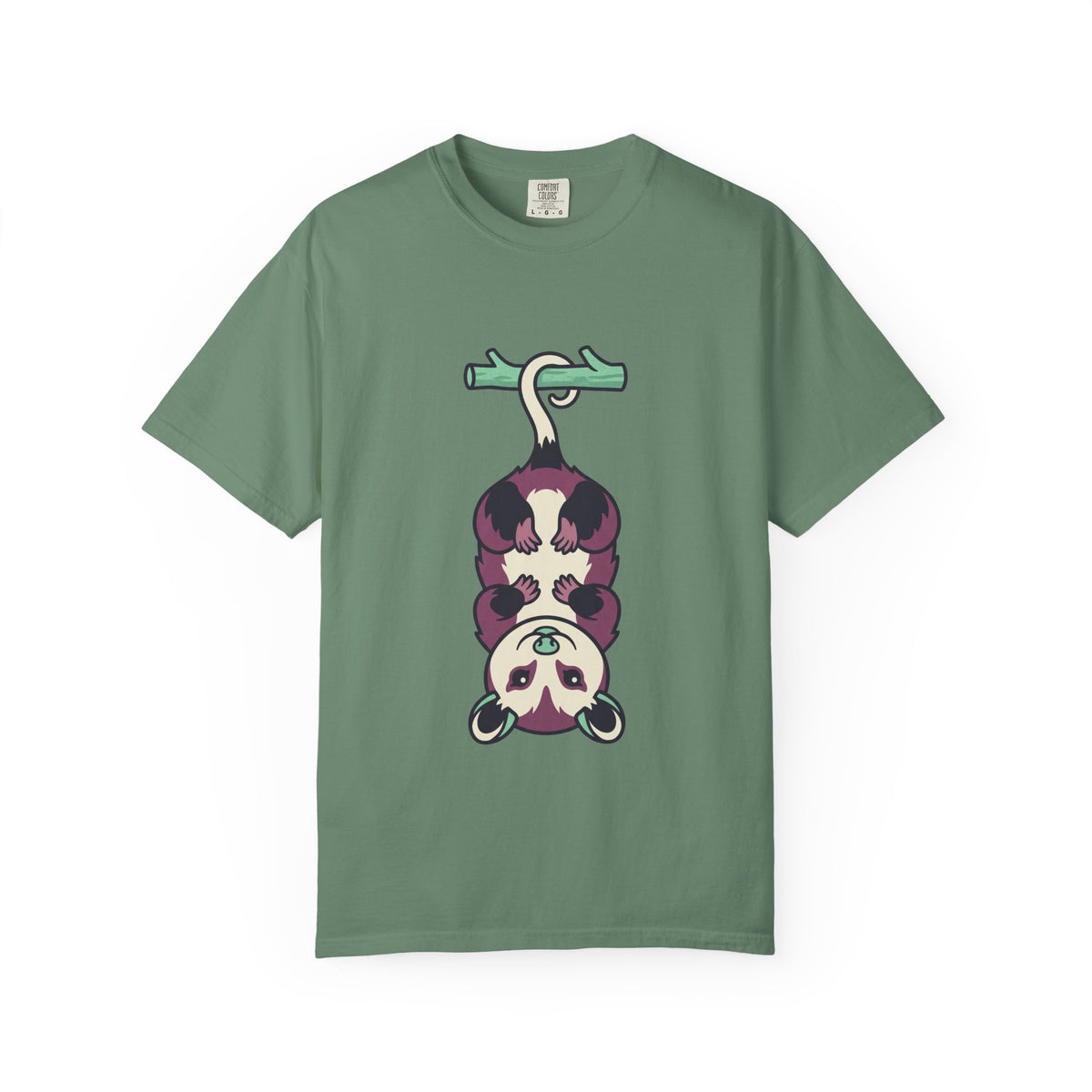 Opossum Hanging Tee, Cute Whimsical Woodland Animal Shirt
