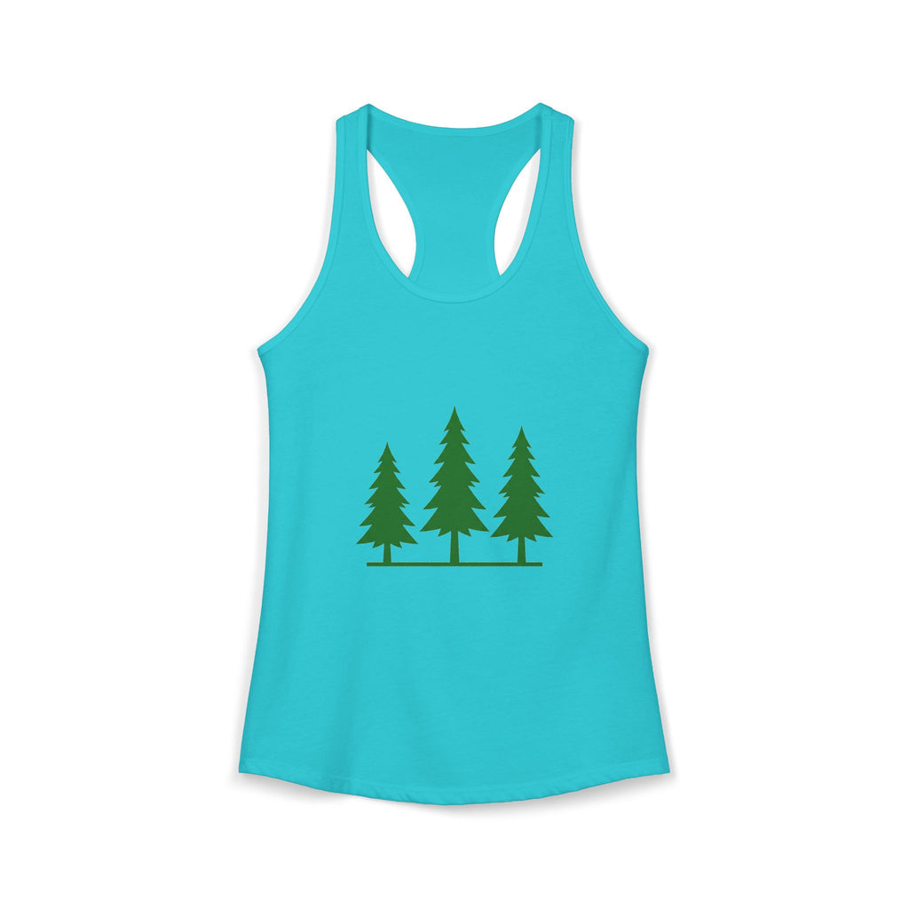 Pine Trio Silhouette Tank Top