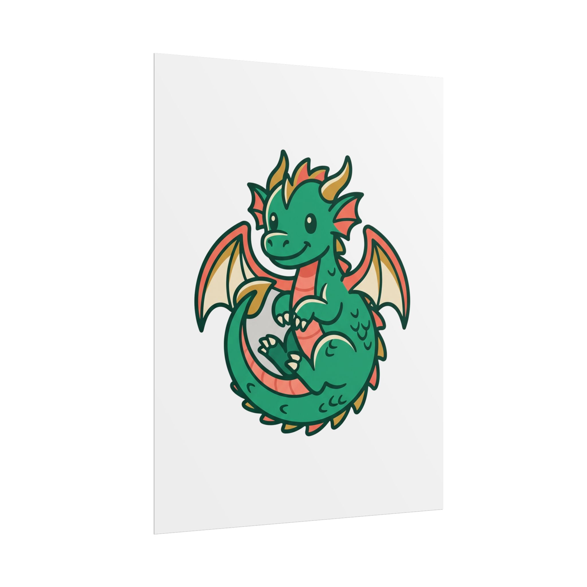 Tiny Leaf Dragon Poster