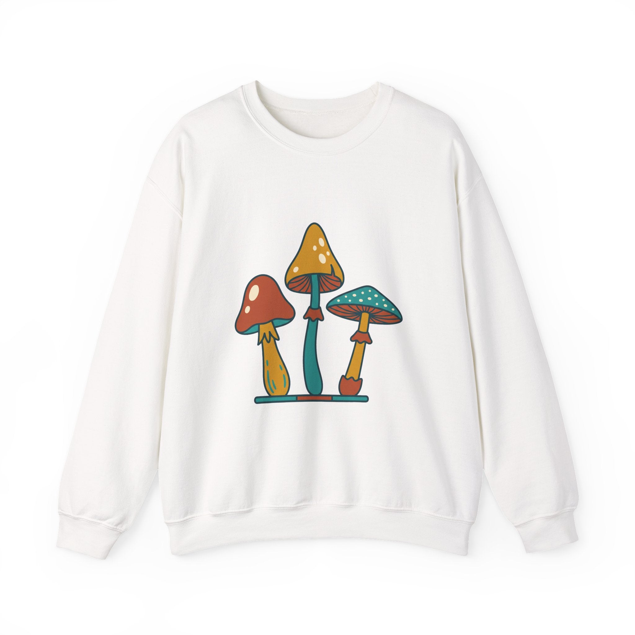 Mushroom Trio Botanical Crewneck