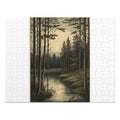 Vintage Moonlit Forest Jigsaw Puzzle (Tin Included)