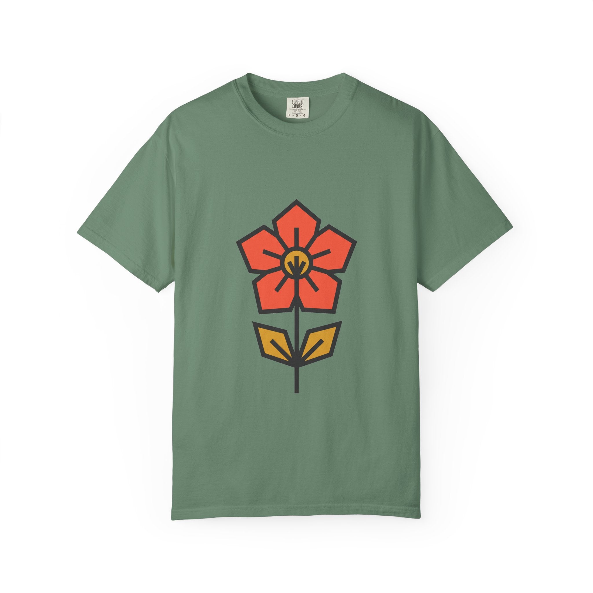 Minimal Wildflower Icon Tee