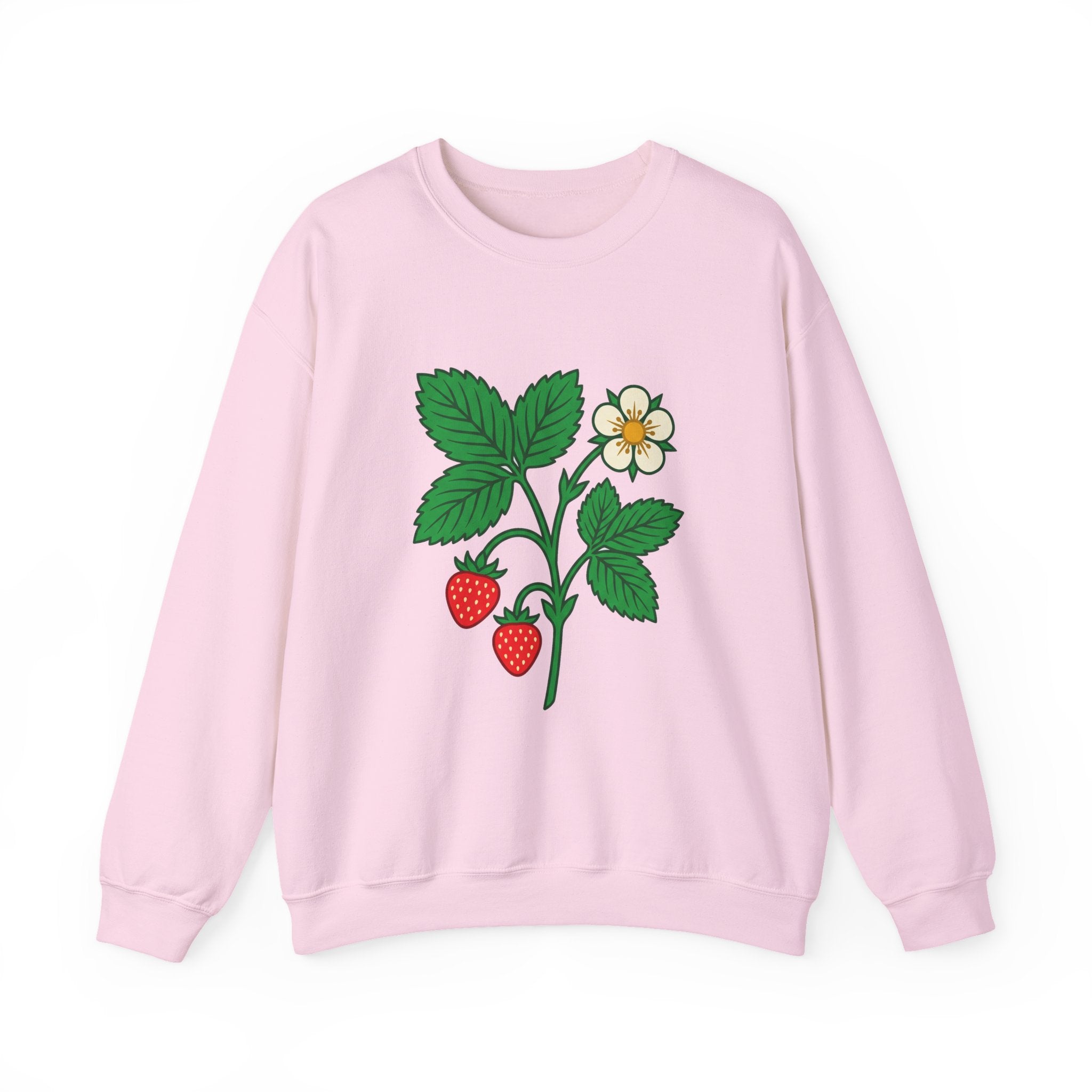 Wild Strawberry Sprig Crewneck