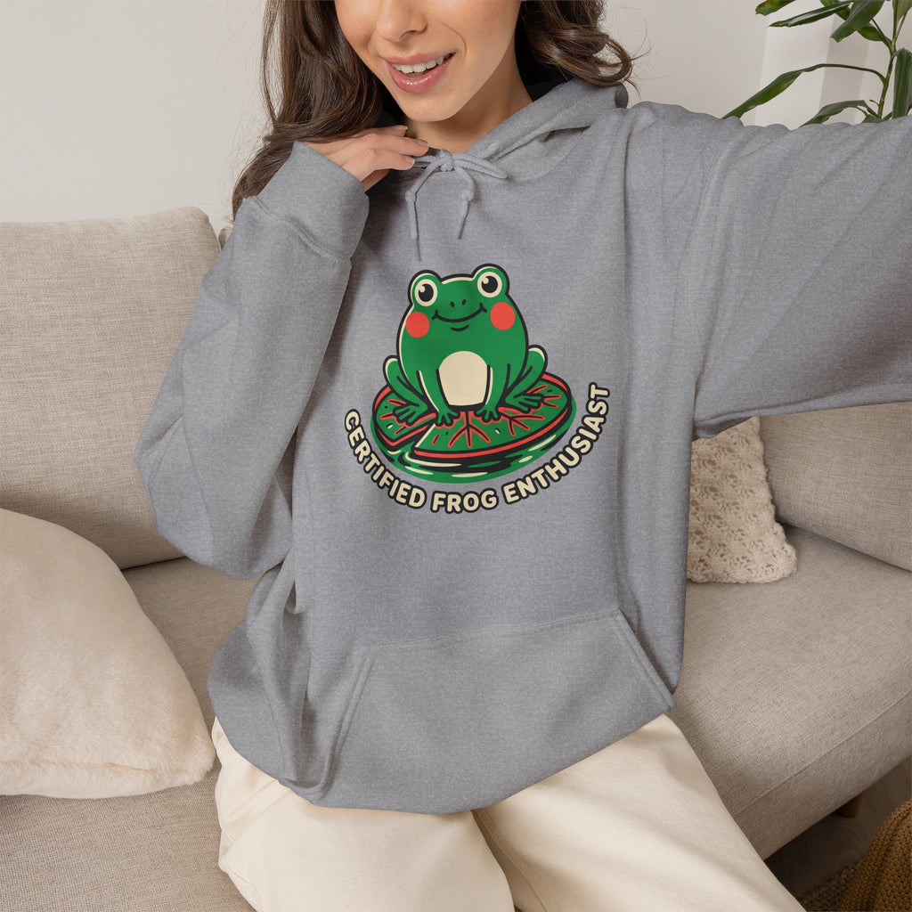 Certified Frog Enthusiast Hoodie