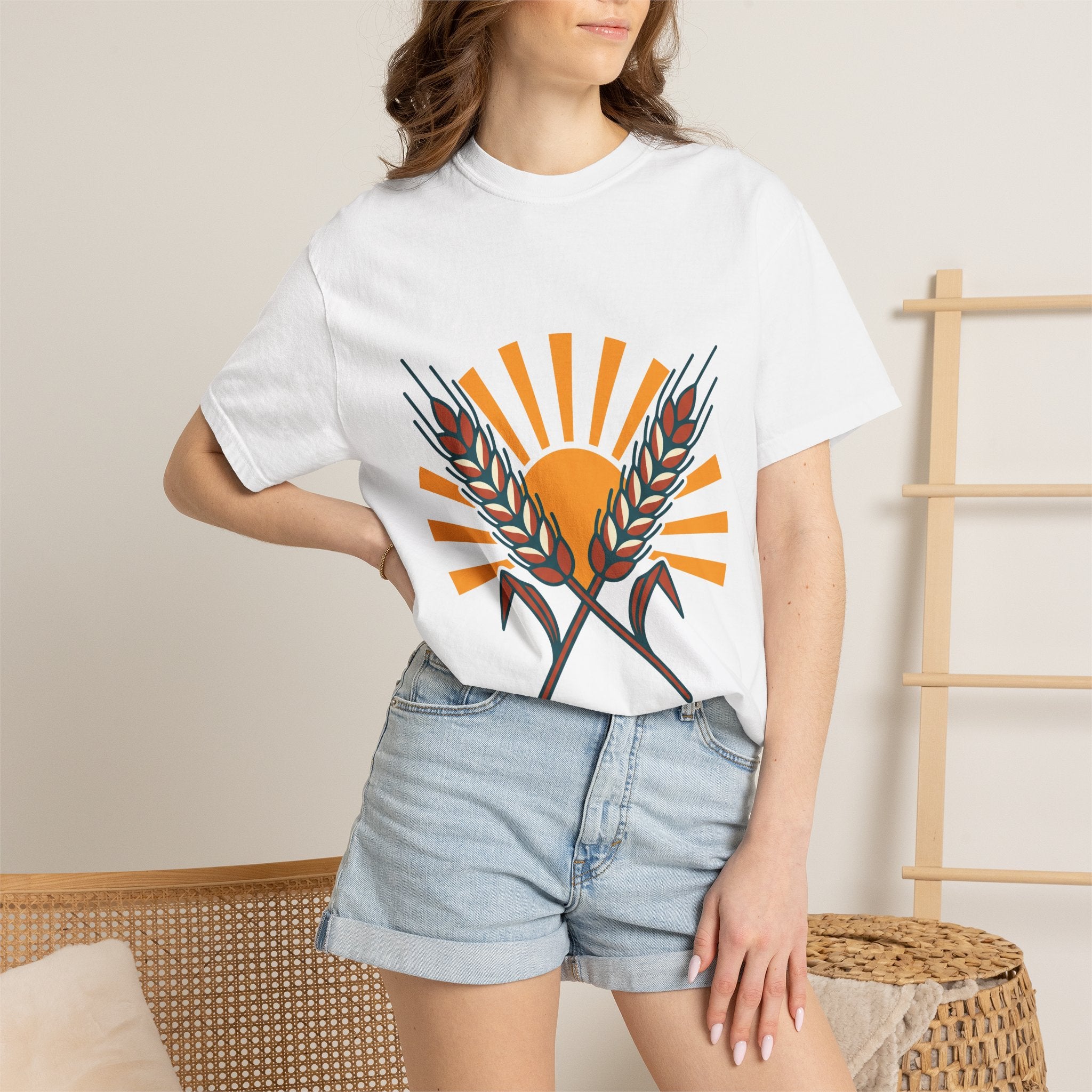 Sun and Wheat Tee