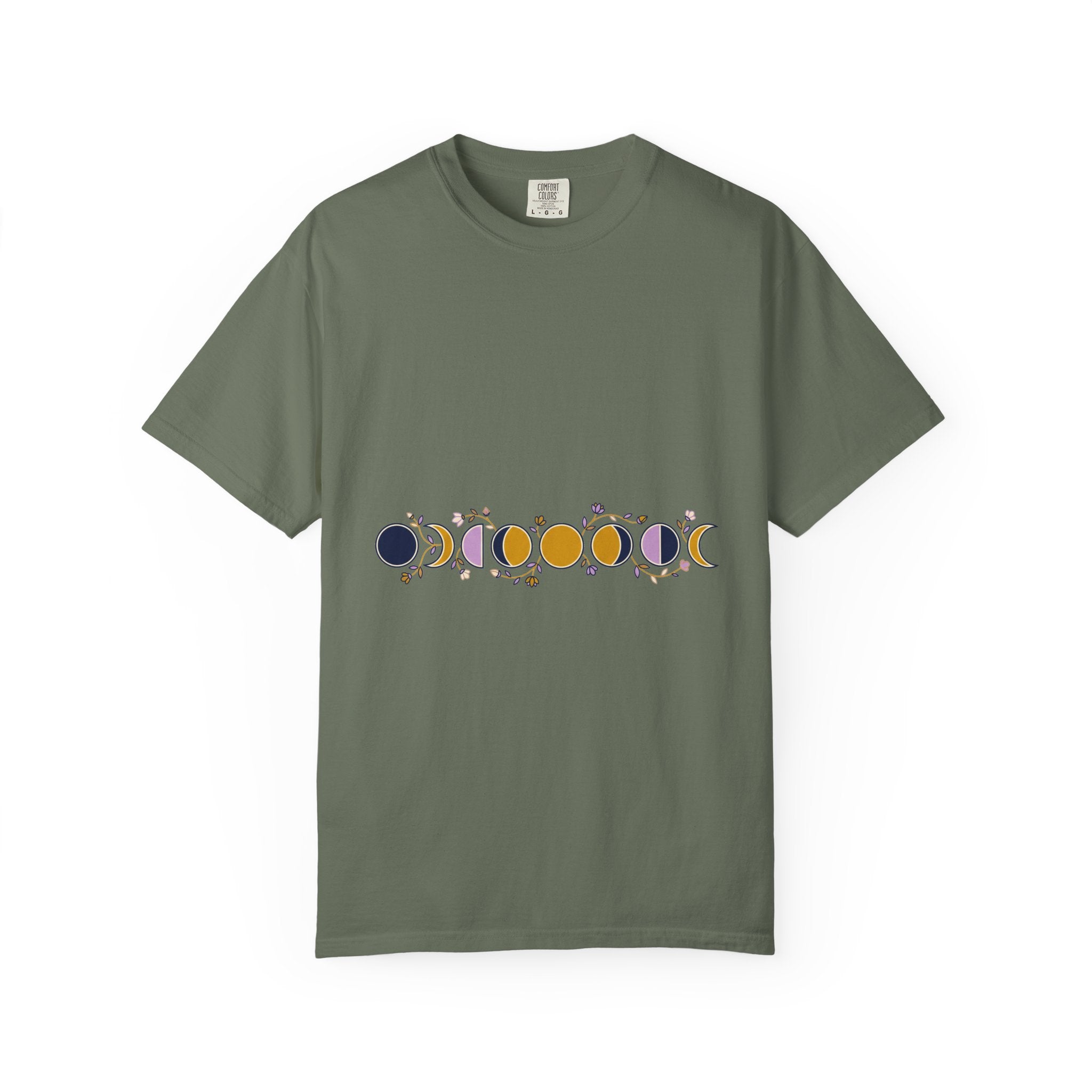 Moon Phases Botanical Tee