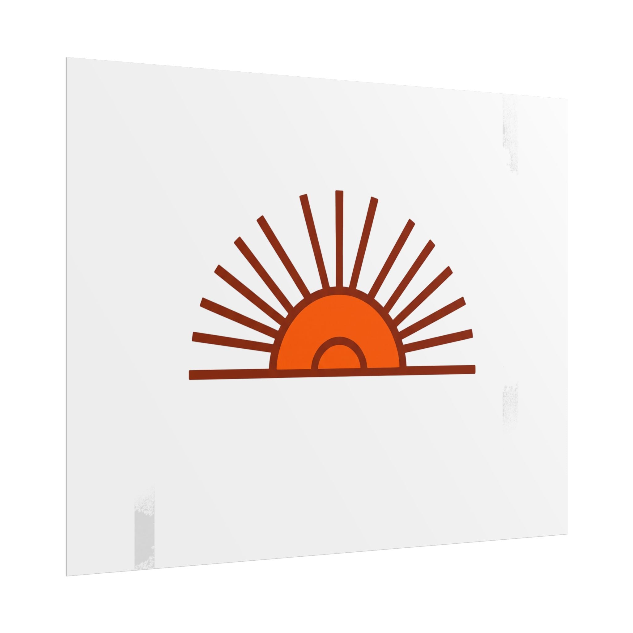 Rising Sun Rays Poster