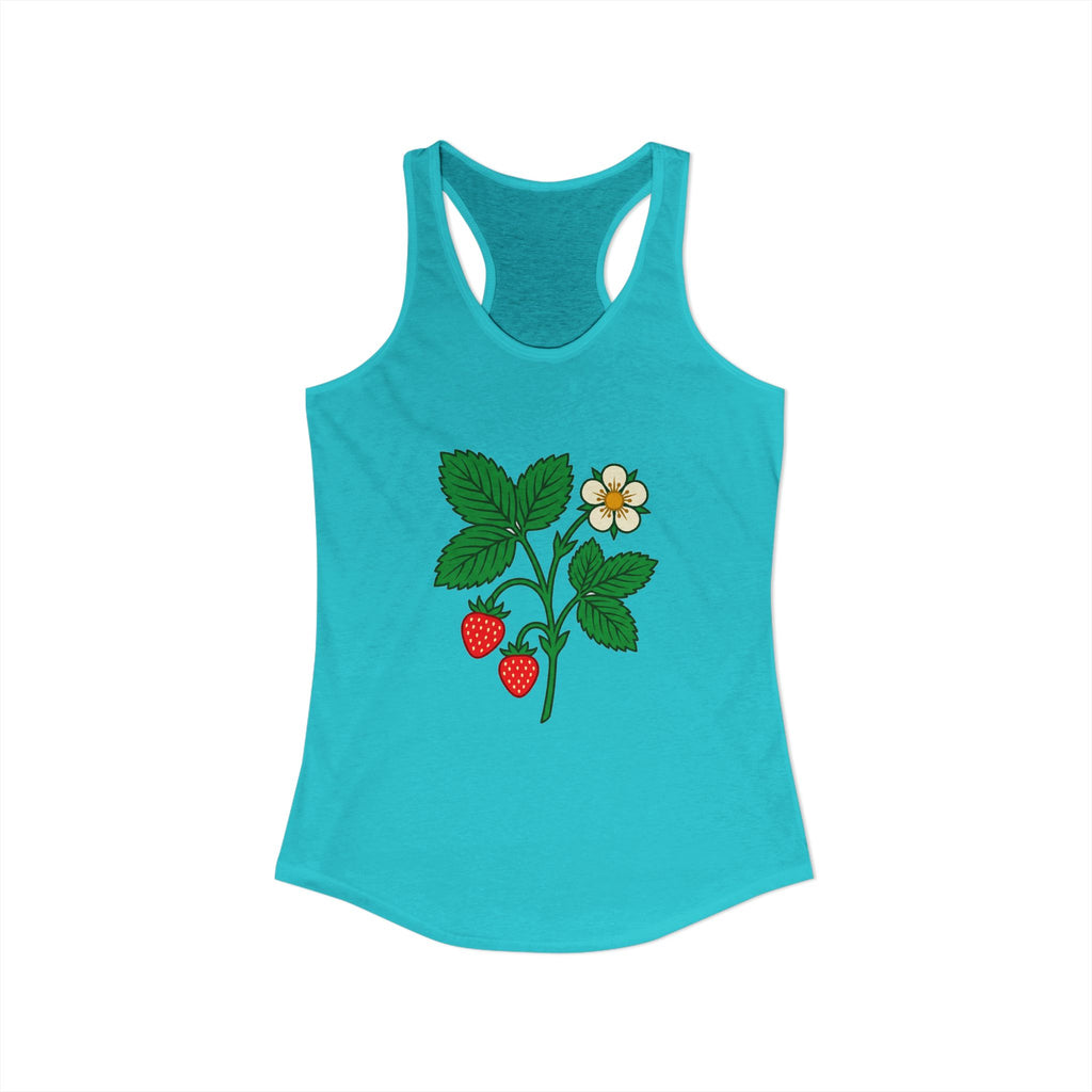 Wild Strawberry Sprig Tank Top