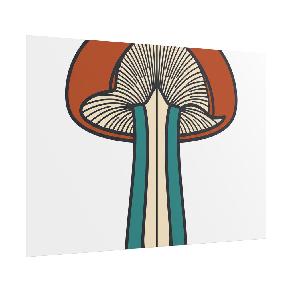 Mushroom Cross Section Poster