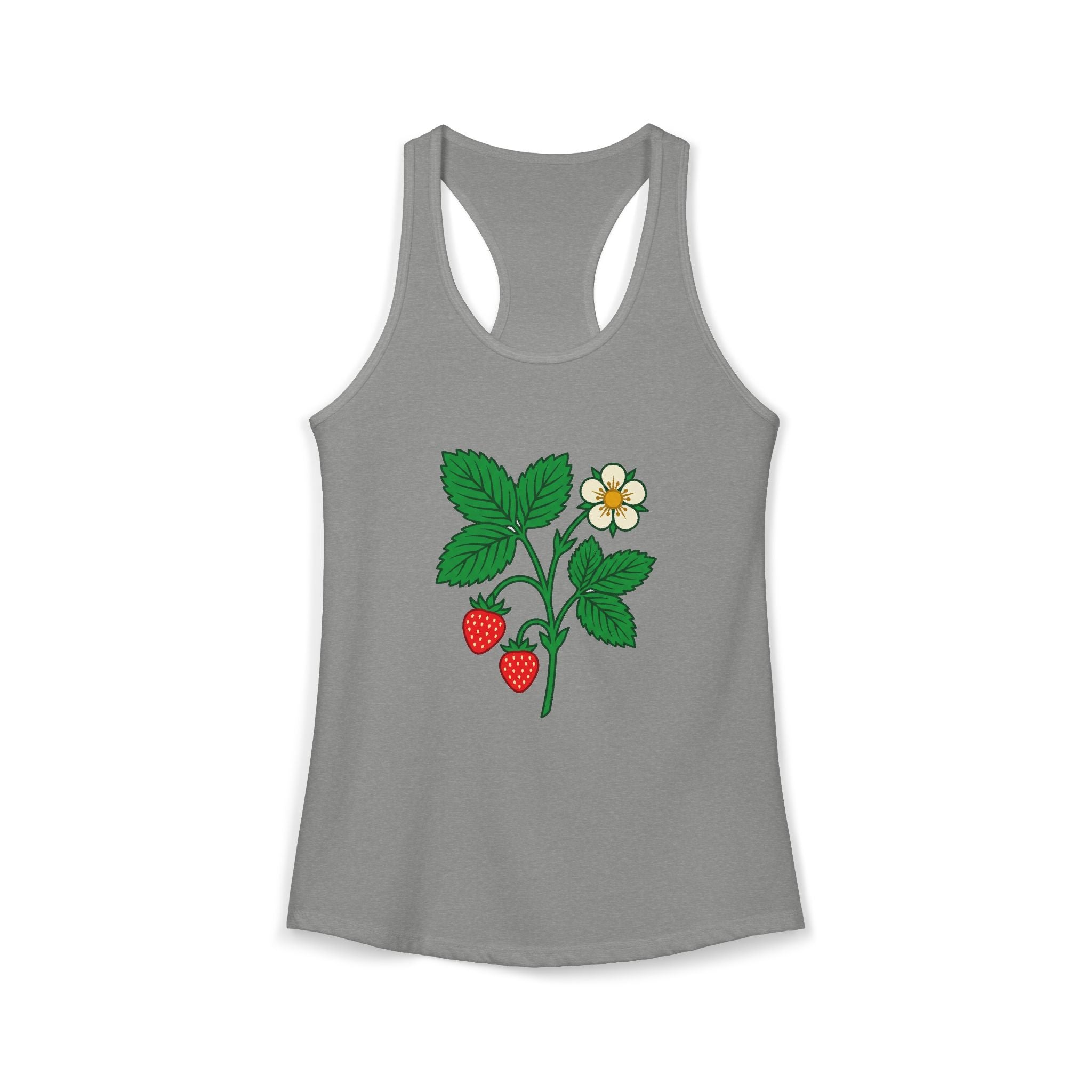 Wild Strawberry Sprig Tank Top