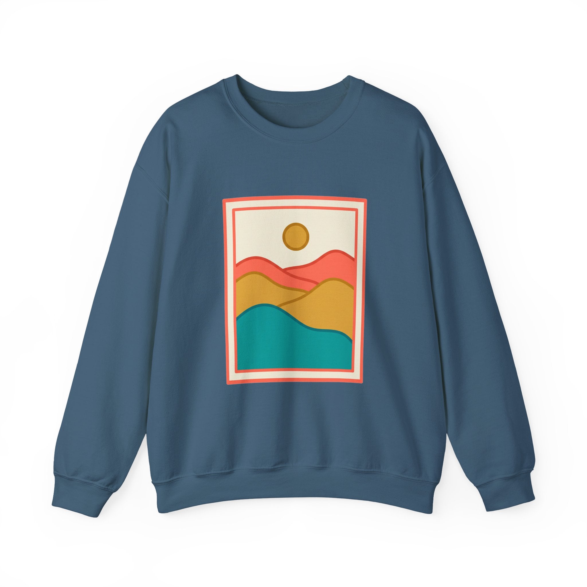 Layered Hills Line Crewneck
