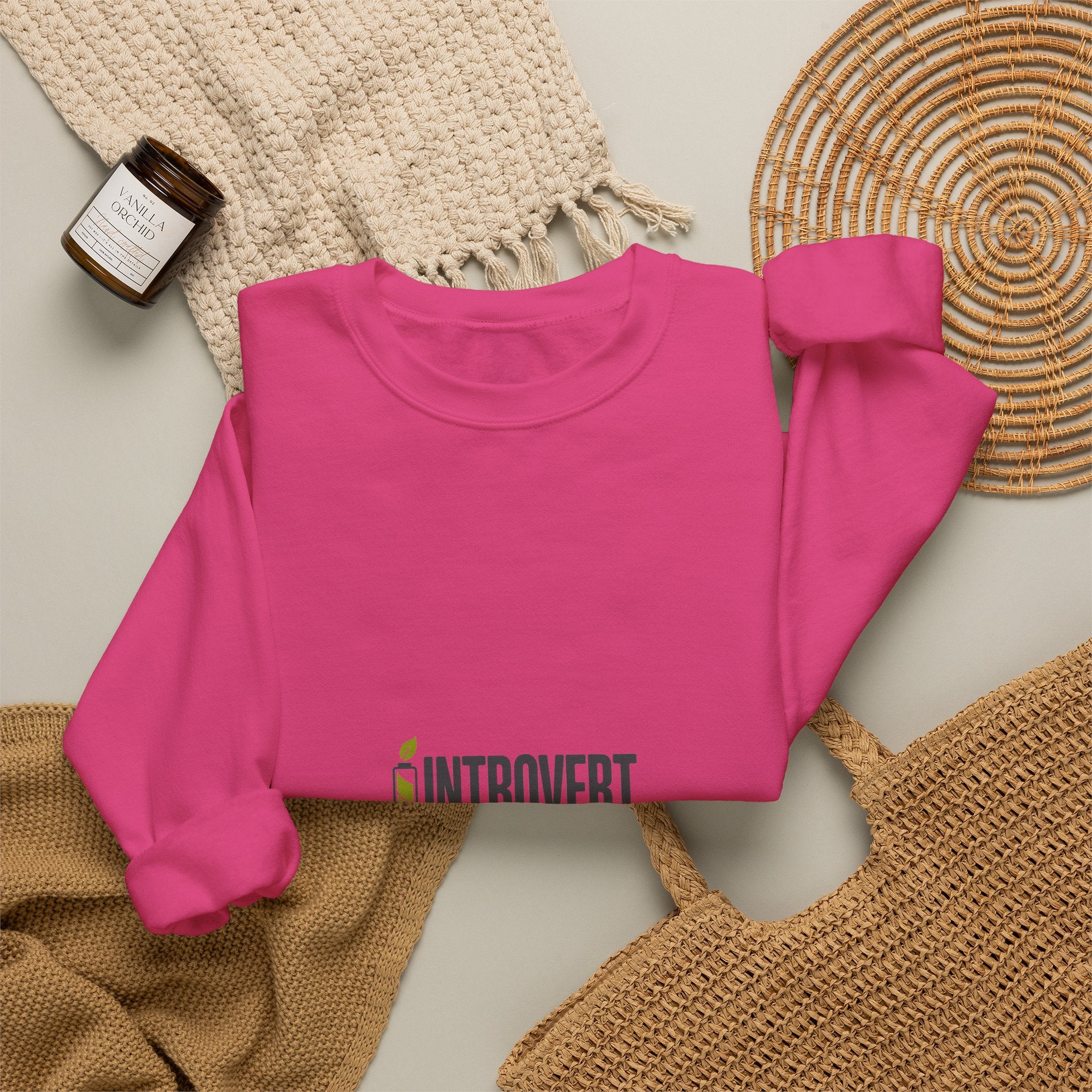 Introvert. Recharging. Crewneck