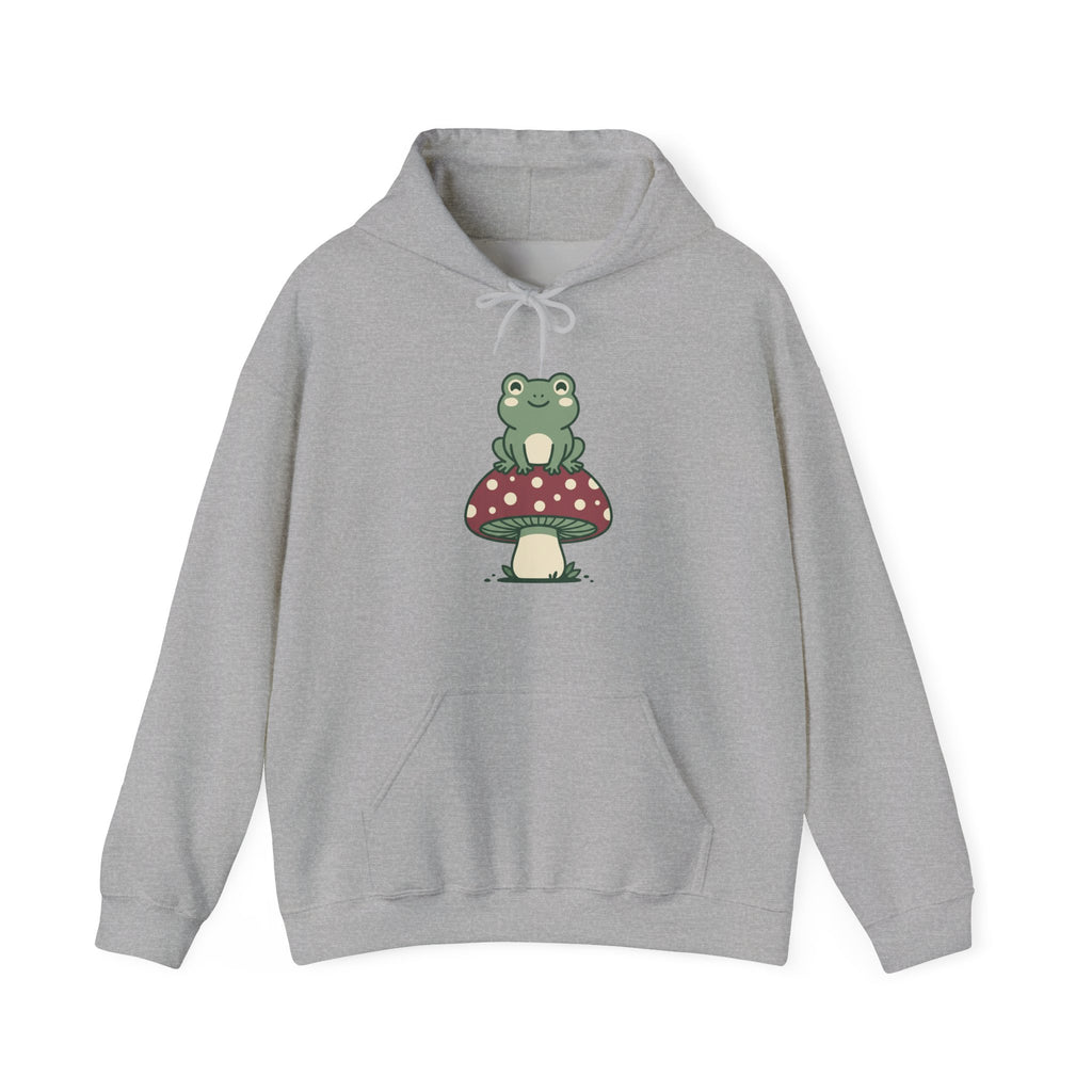 Frog on a Mushroom Hoodie