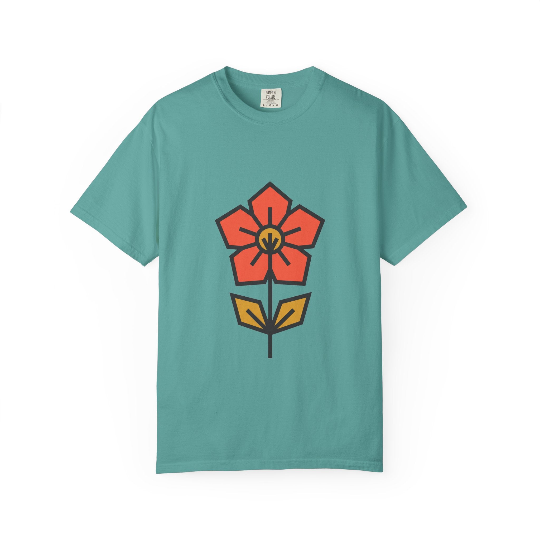 Minimal Wildflower Icon Tee