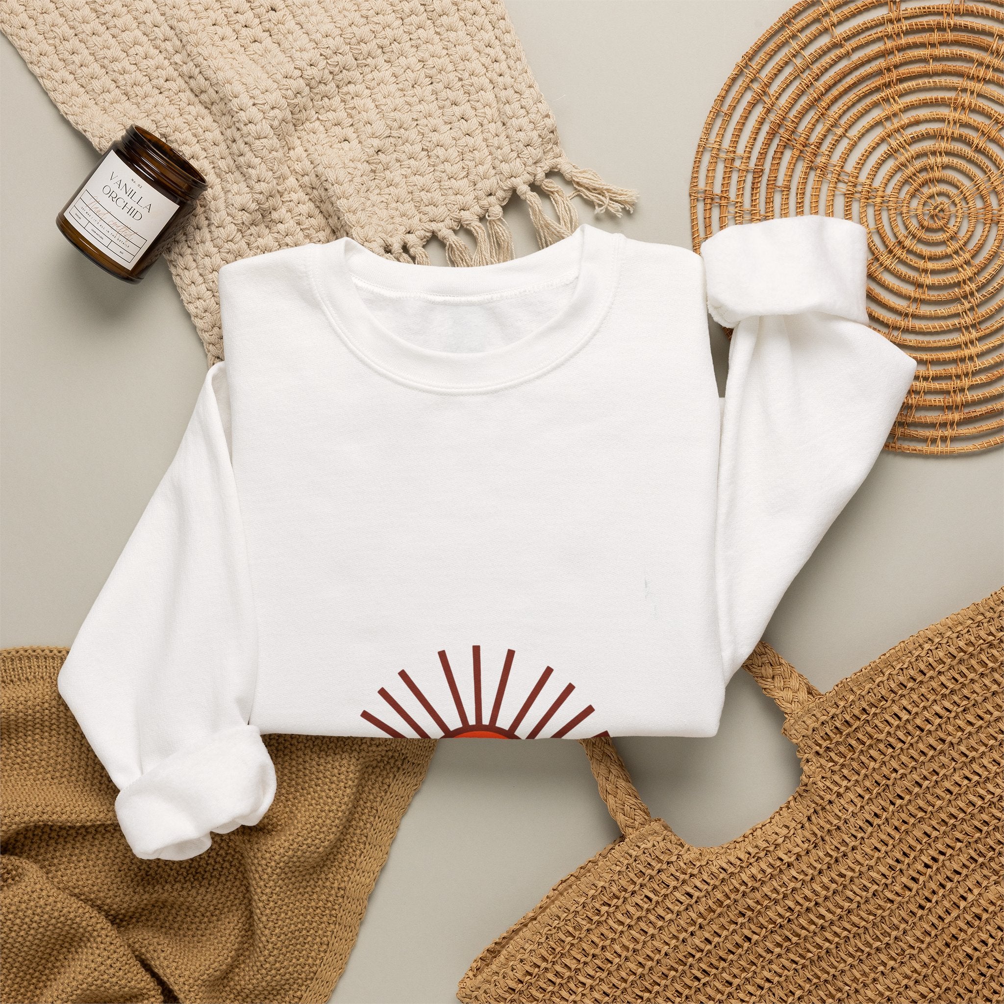 Rising Sun Rays Crewneck