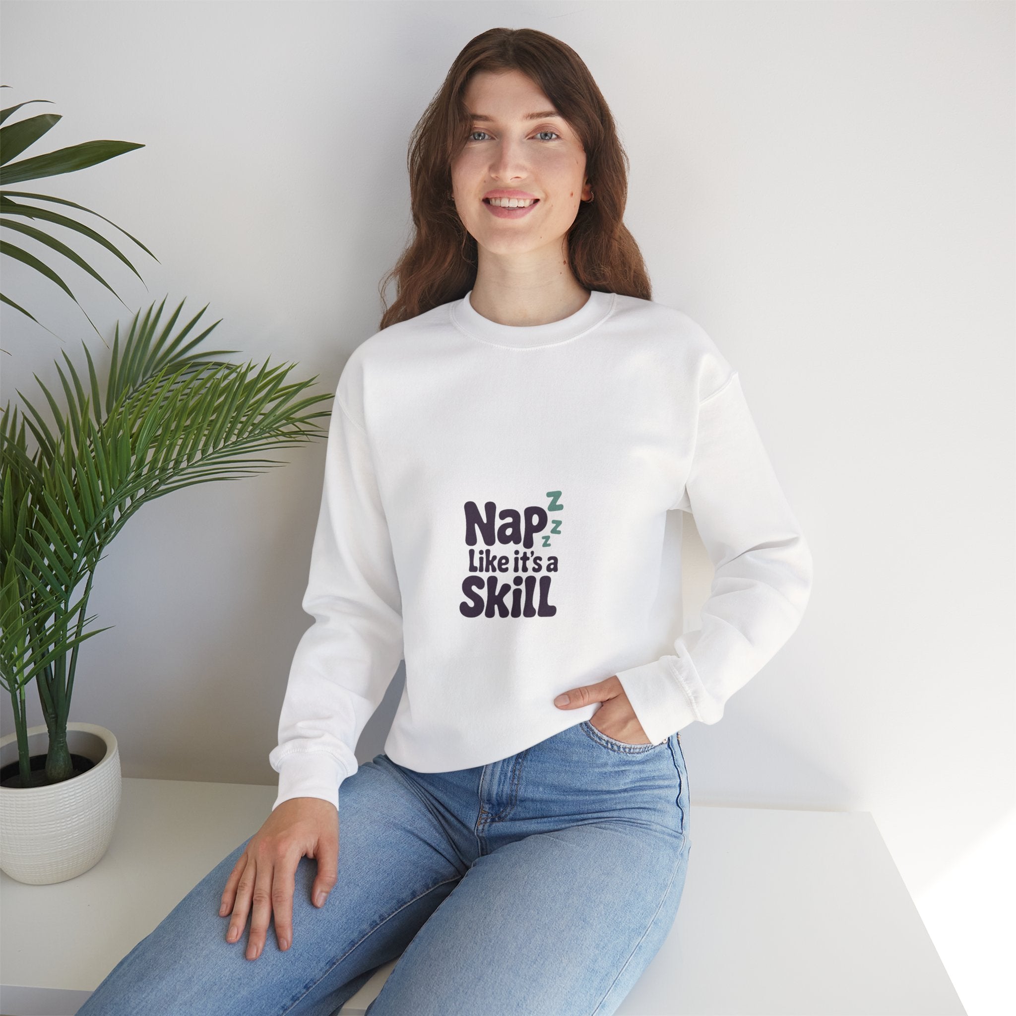 Nap Like It's a Skill Crewneck