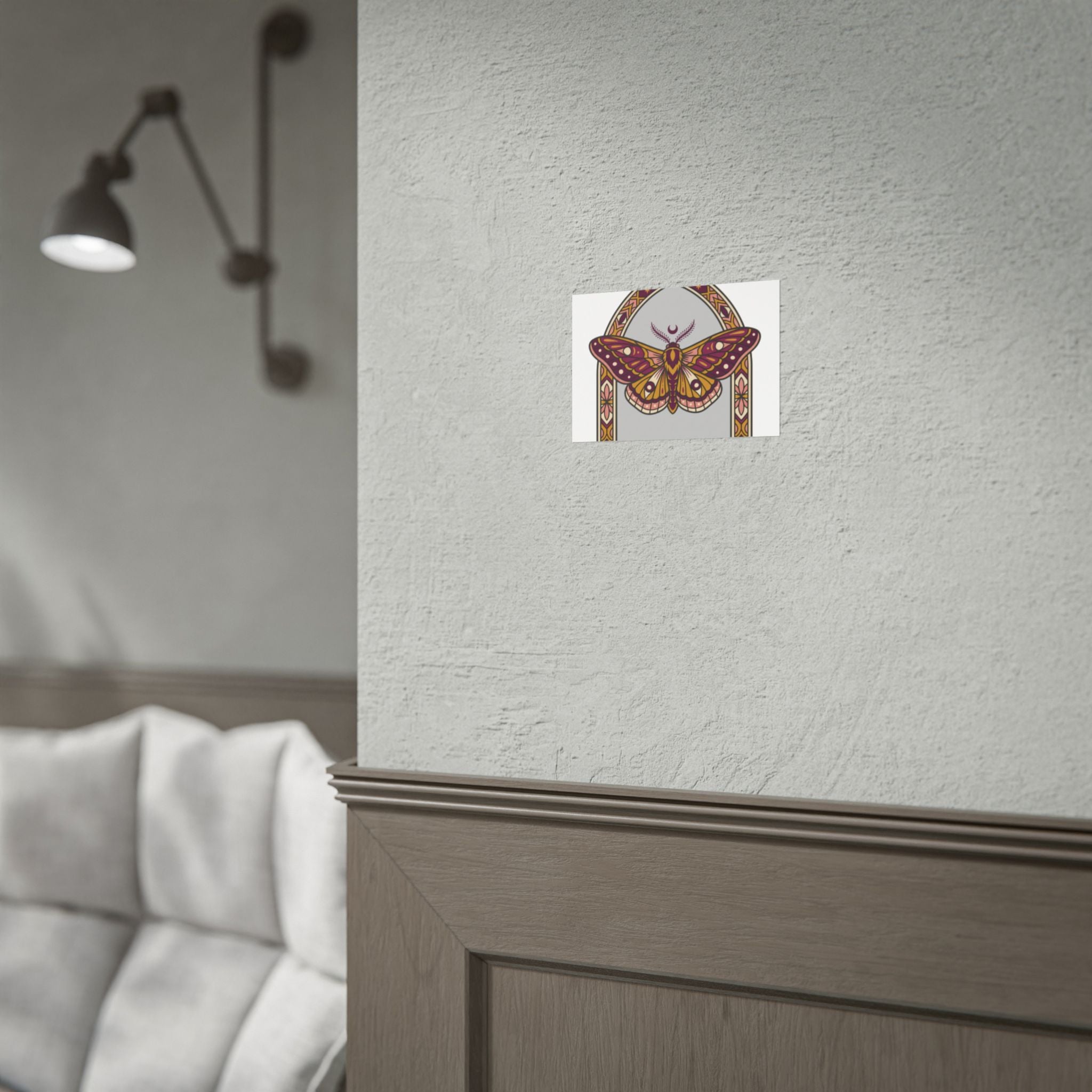 Arched Moth Stars Poster