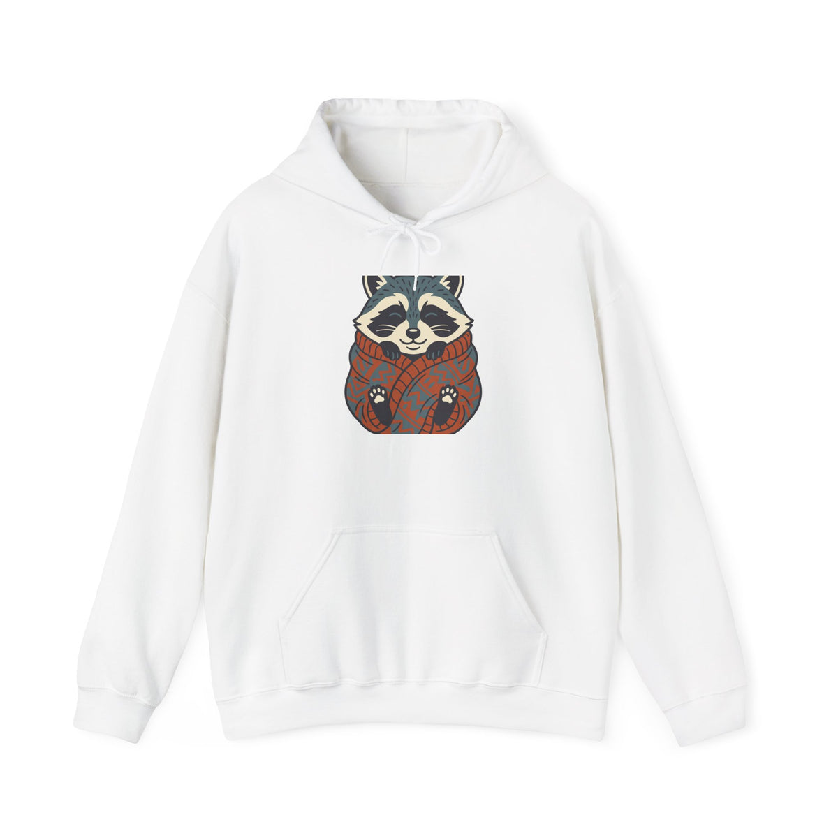 Cozy Raccoon Hoodie, Cute Trash Panda Woodland Pullover