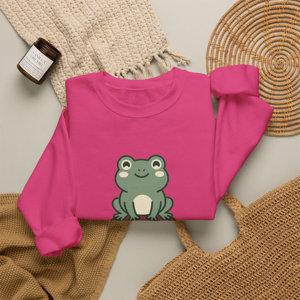 Frog on a Mushroom Crewneck