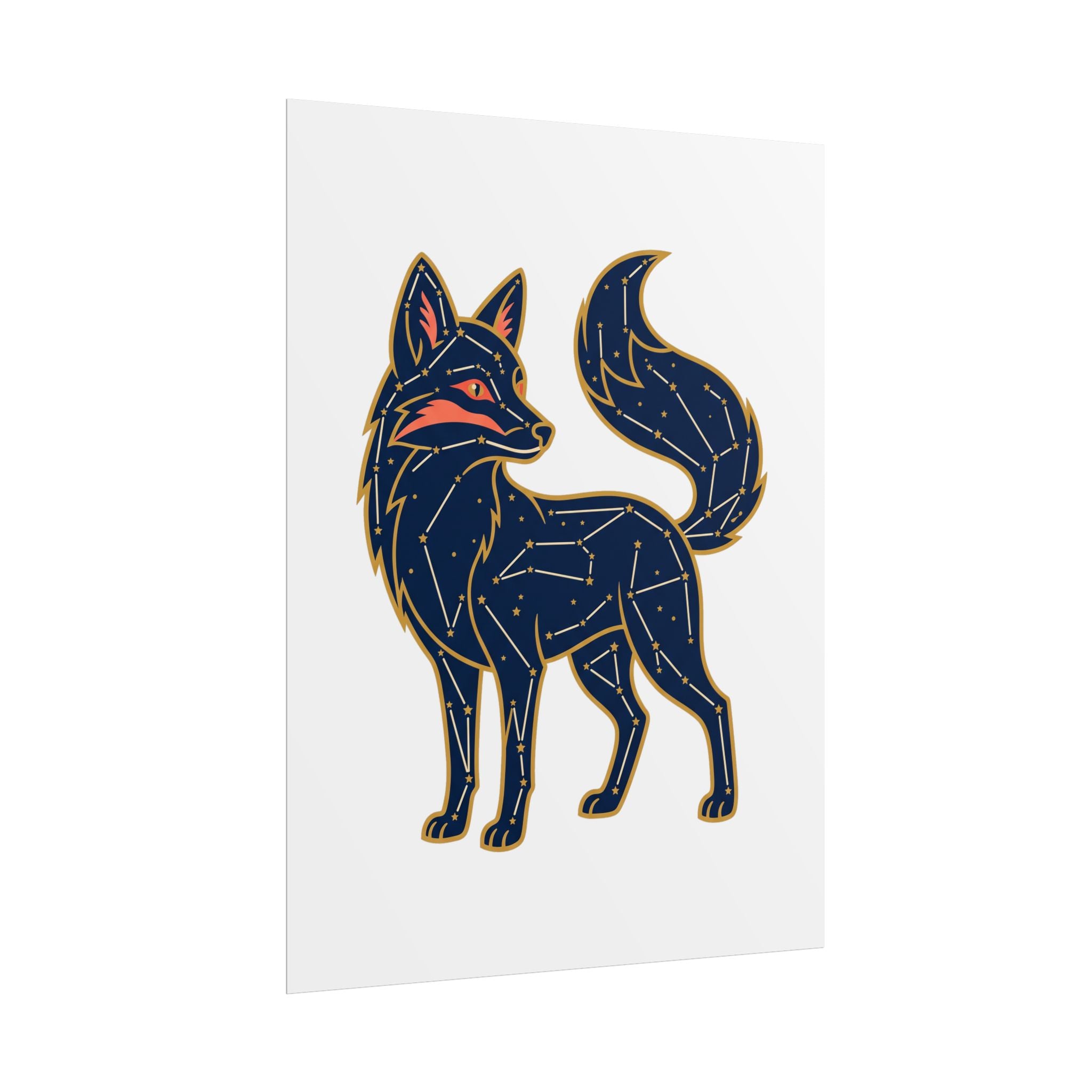 Constellation Fox Poster
