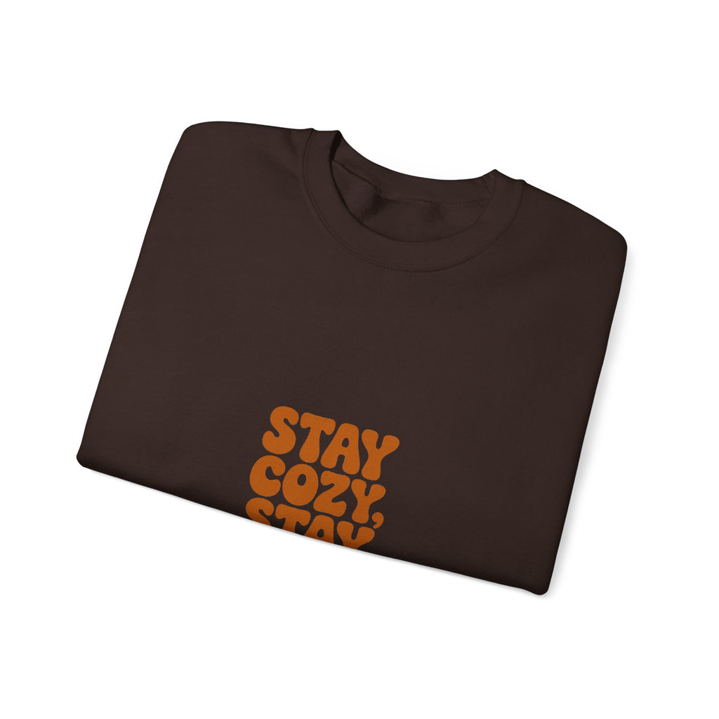 Stay Cozy, Stay Curious Crewneck