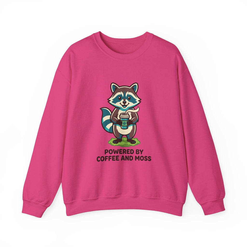 Powered by Coffee and Moss Crewneck