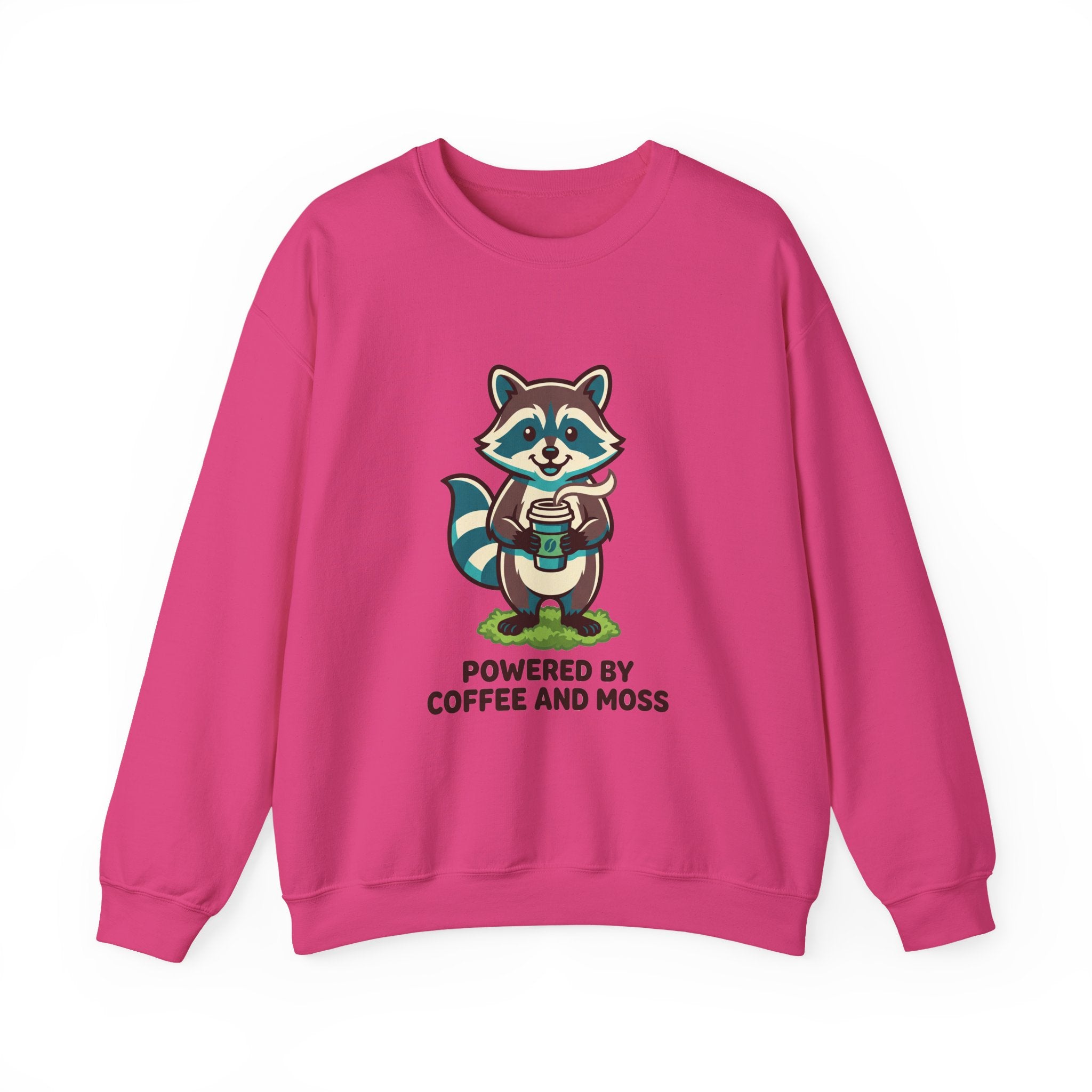 Powered by Coffee and Moss Crewneck