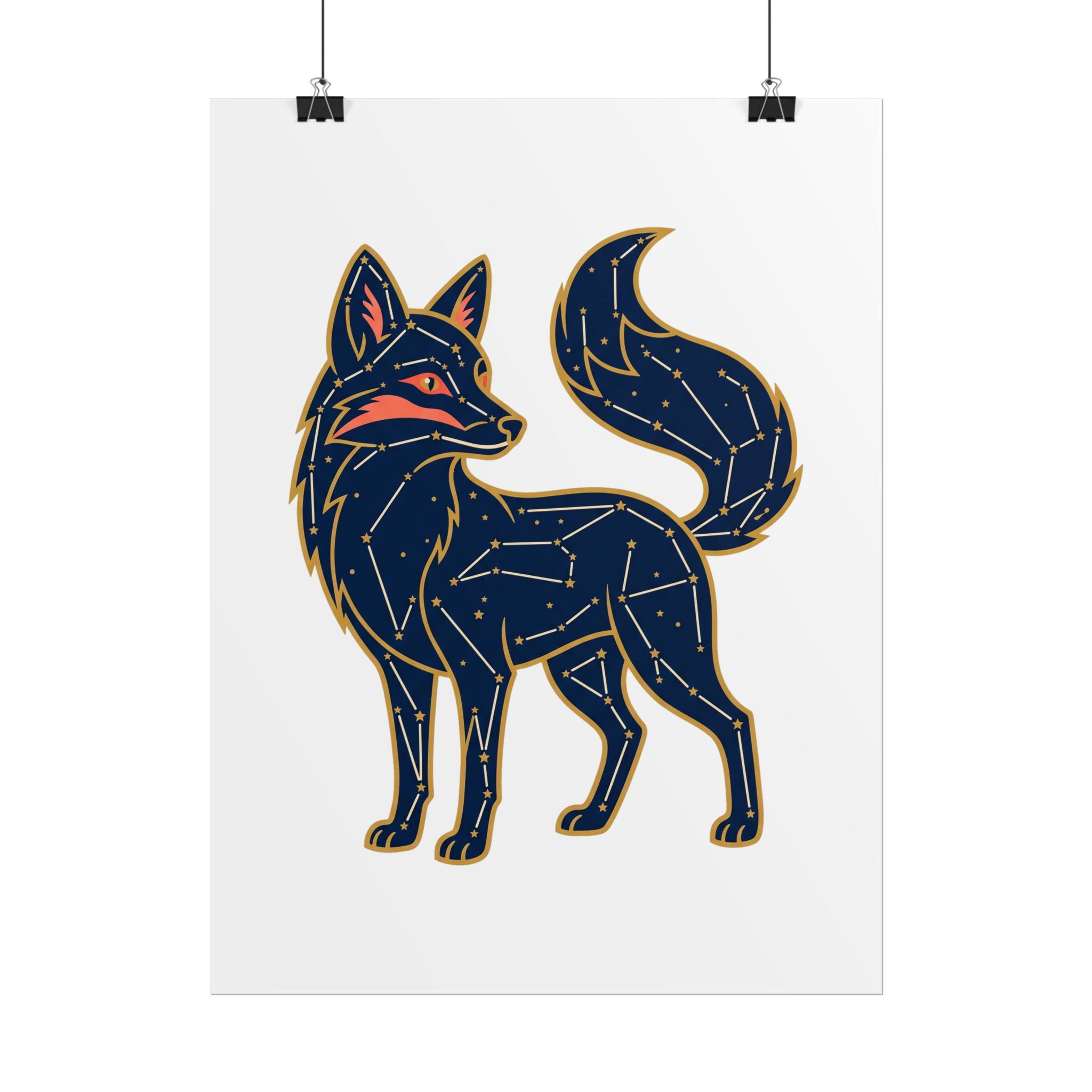 Constellation Fox Poster