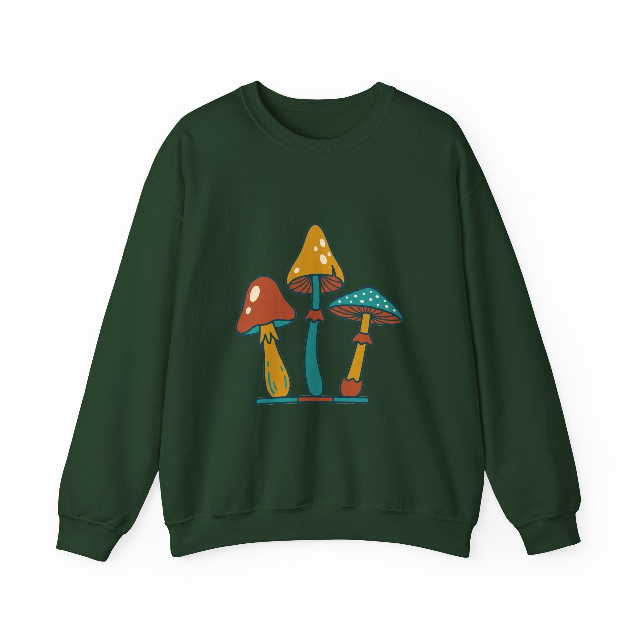Mushroom Trio Botanical Crewneck